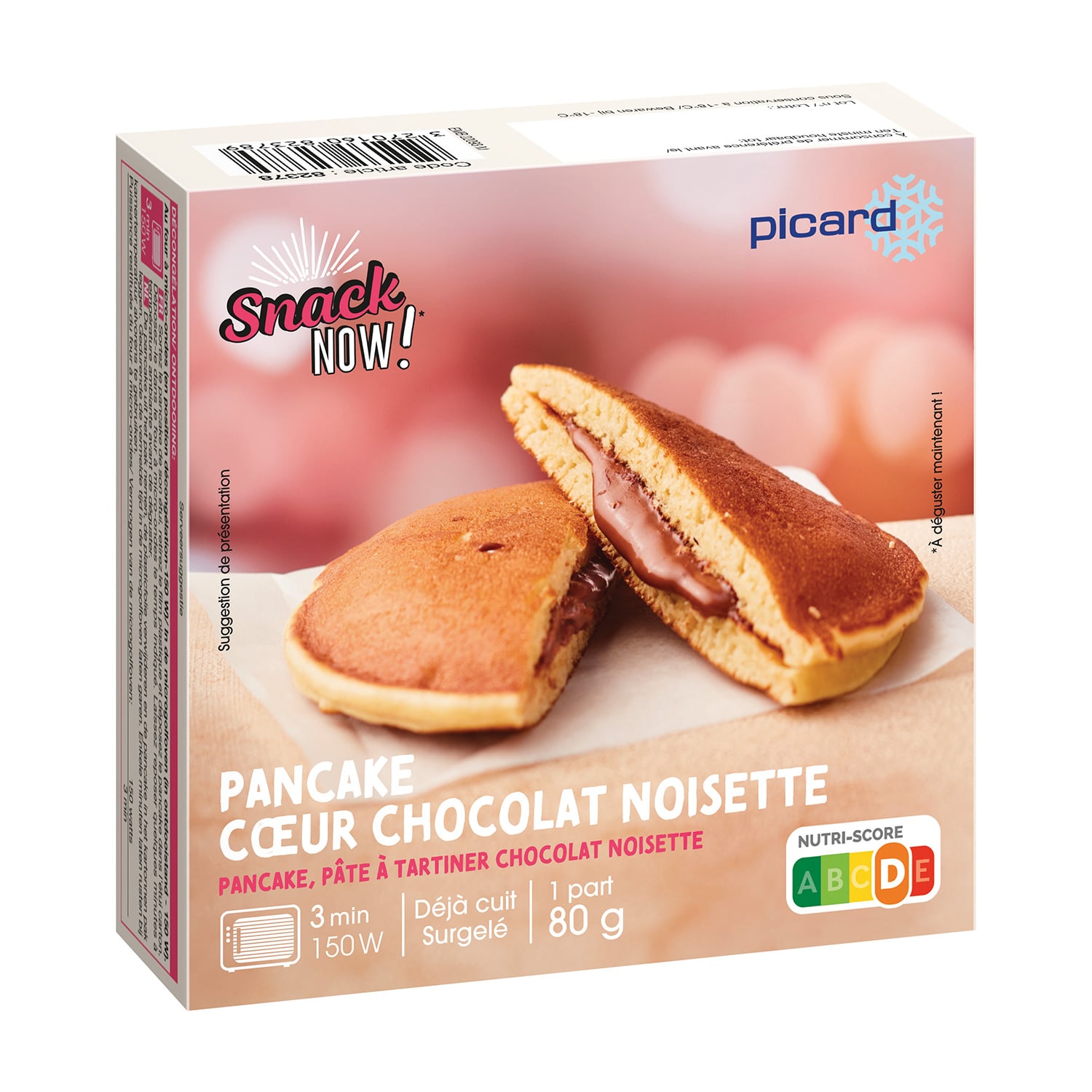 ノワゼットショコラのパンケーキサンド