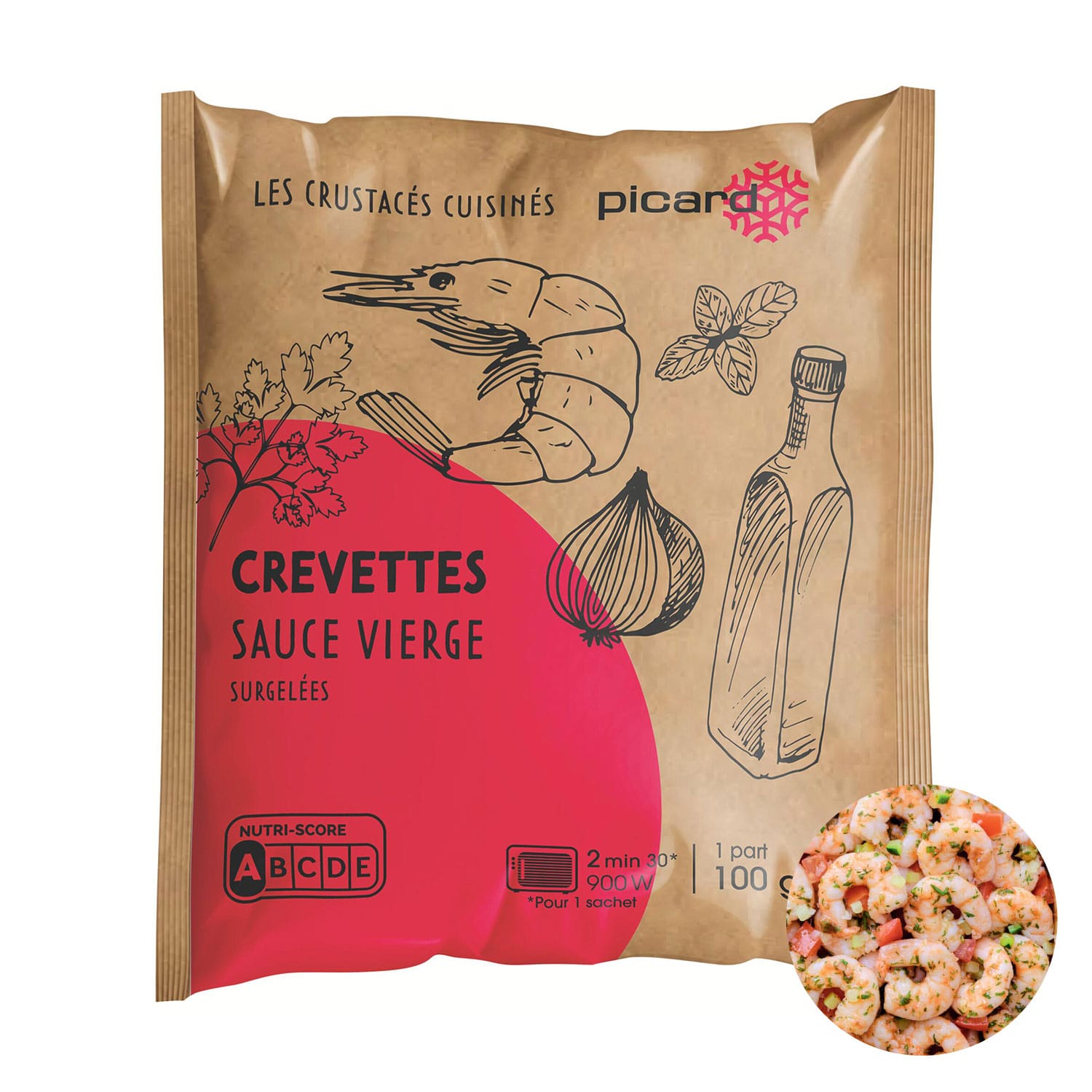 エビのトマトハーブソース仕立て【ストック&ミャム】