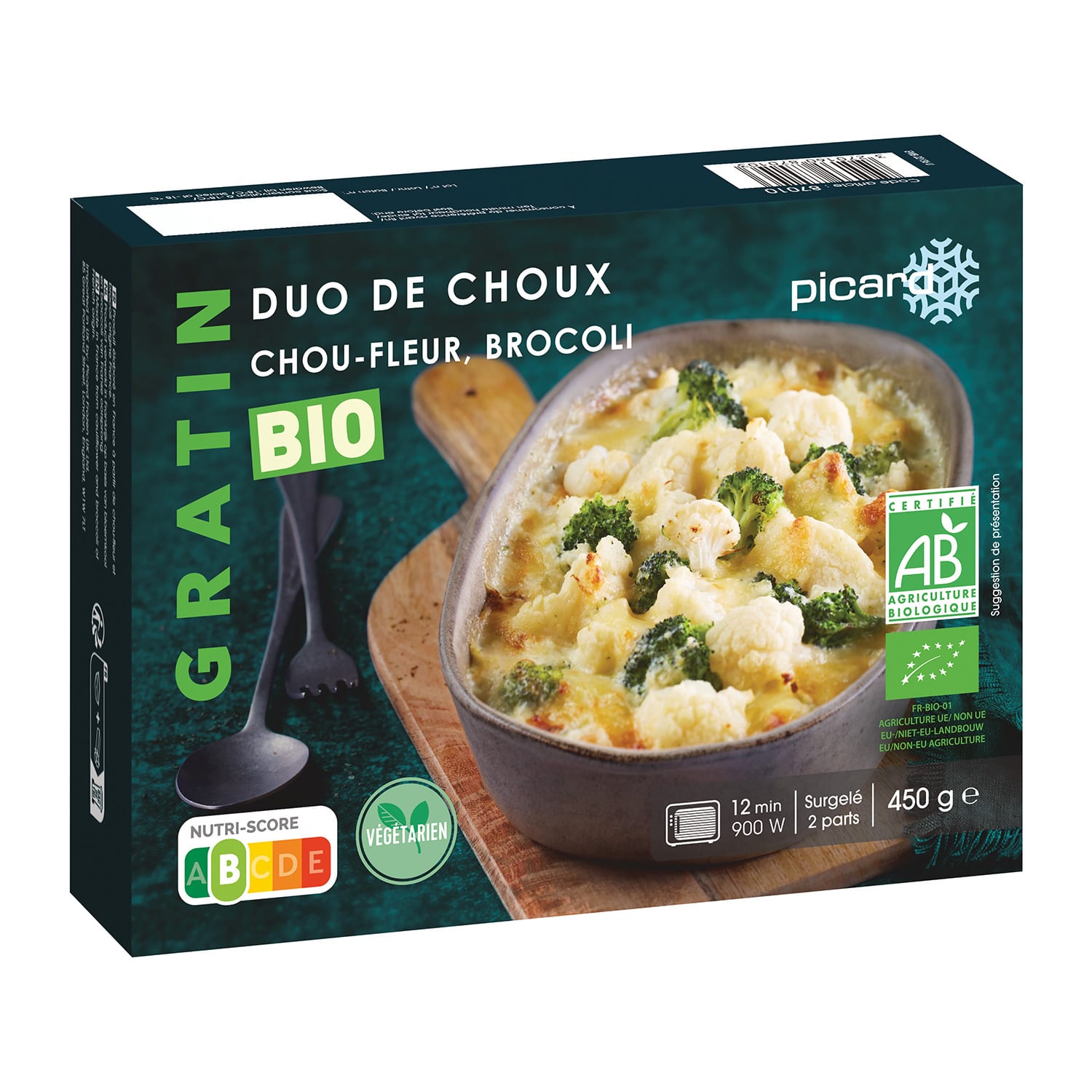 BIO カリフラワーとブロッコリーのグラタン