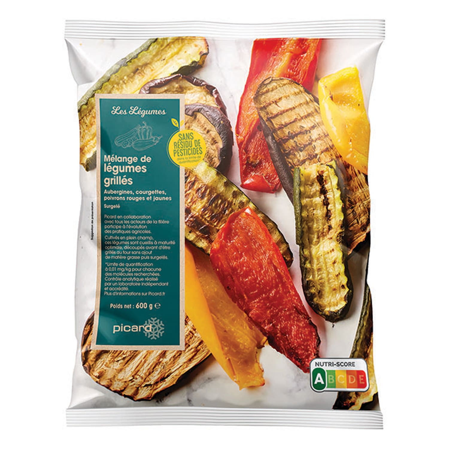 4種類の焼き野菜ミックス(ナス、ズッキーニ、赤・黄パプリカ)