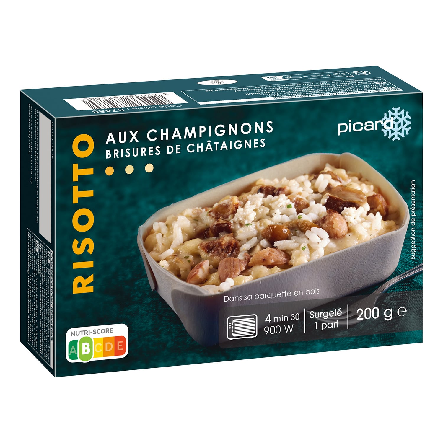 5種類のキノコと栗のリゾット