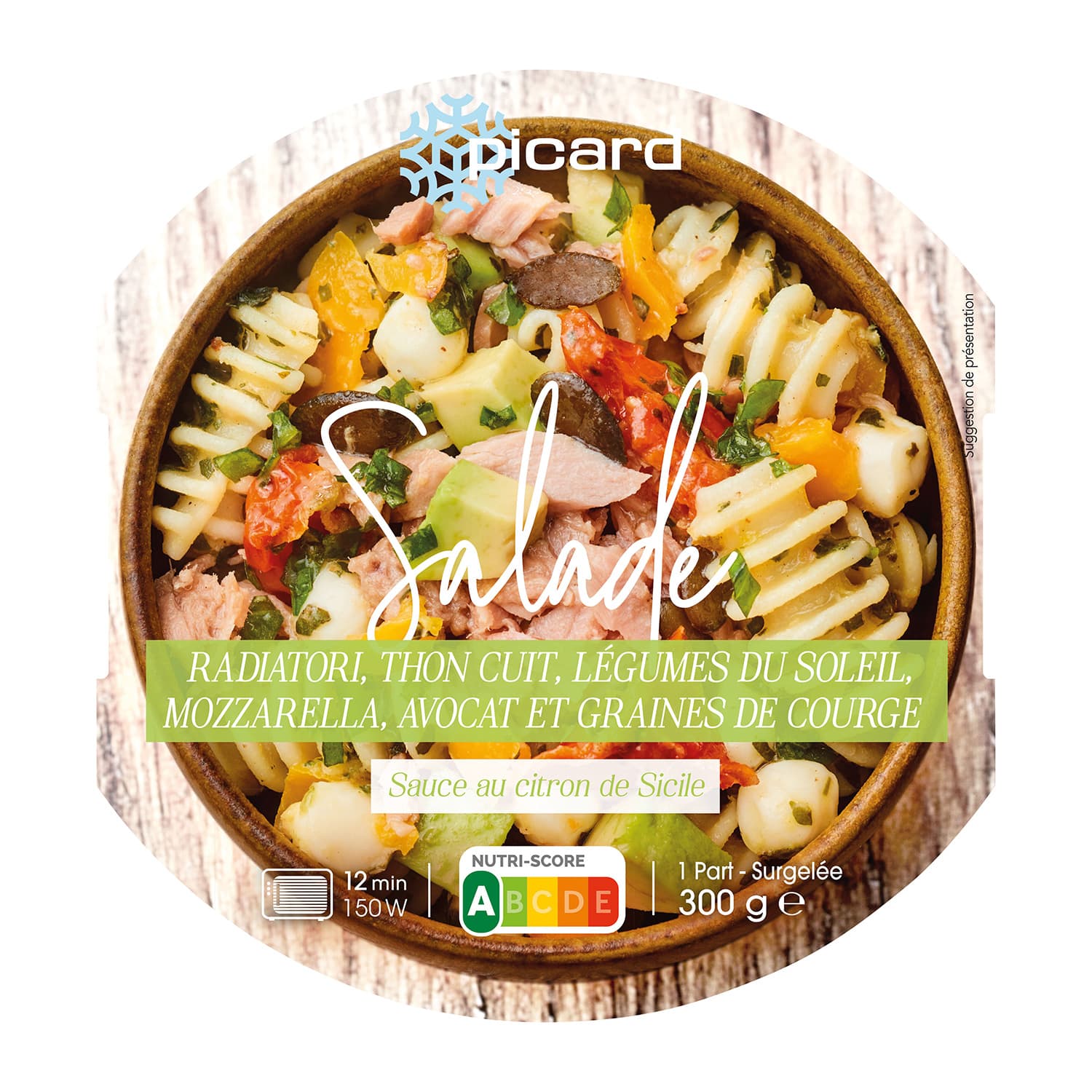 カツオとアボカドのラディアトーリサラダ