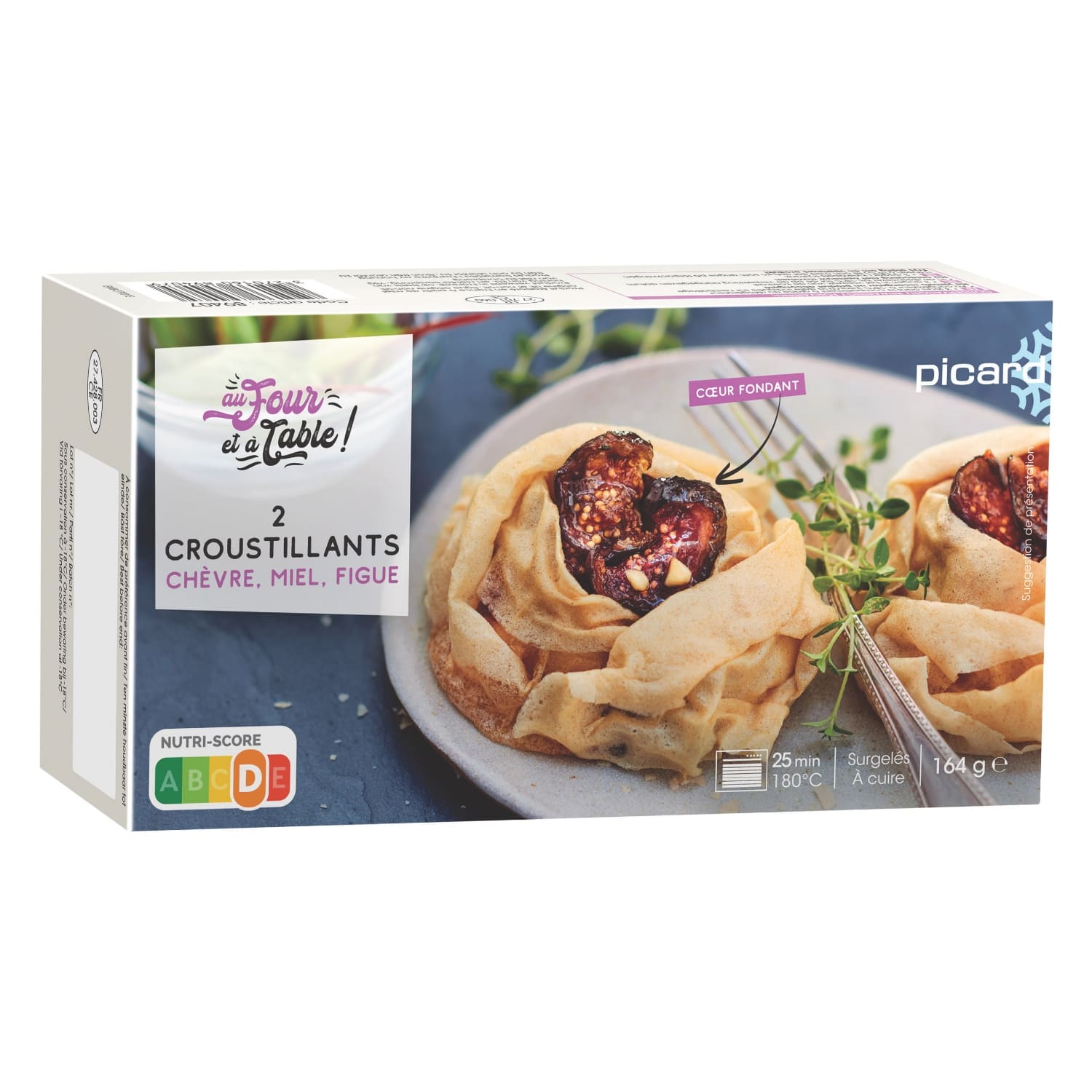 シェーブルチーズ、ハチミツ、いちじくのクルスティアン