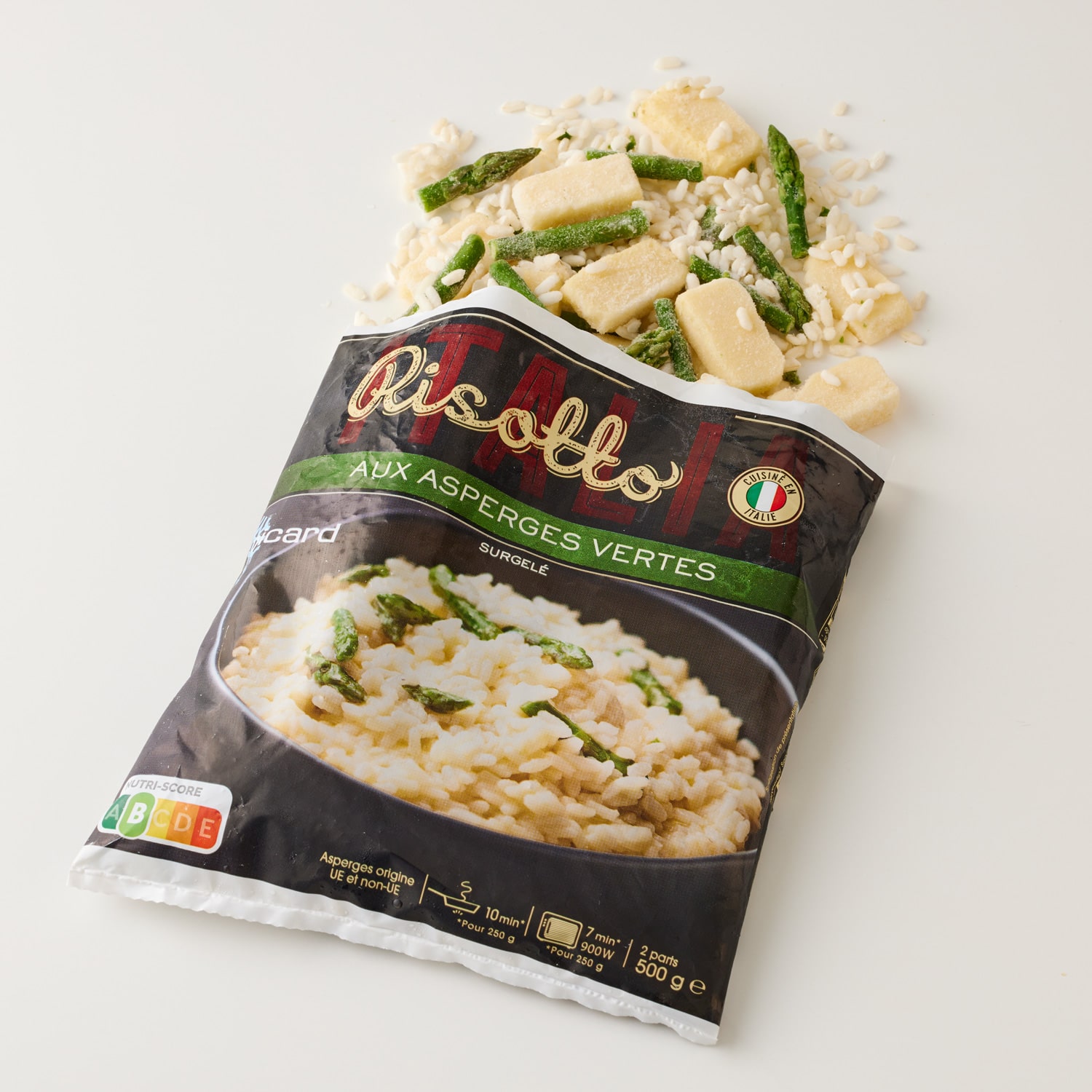 グリーンアスパラガスのリゾット