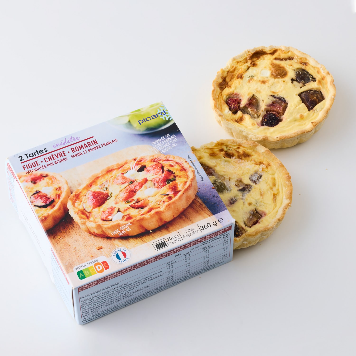 イチジクとシェーブルチーズのタルト