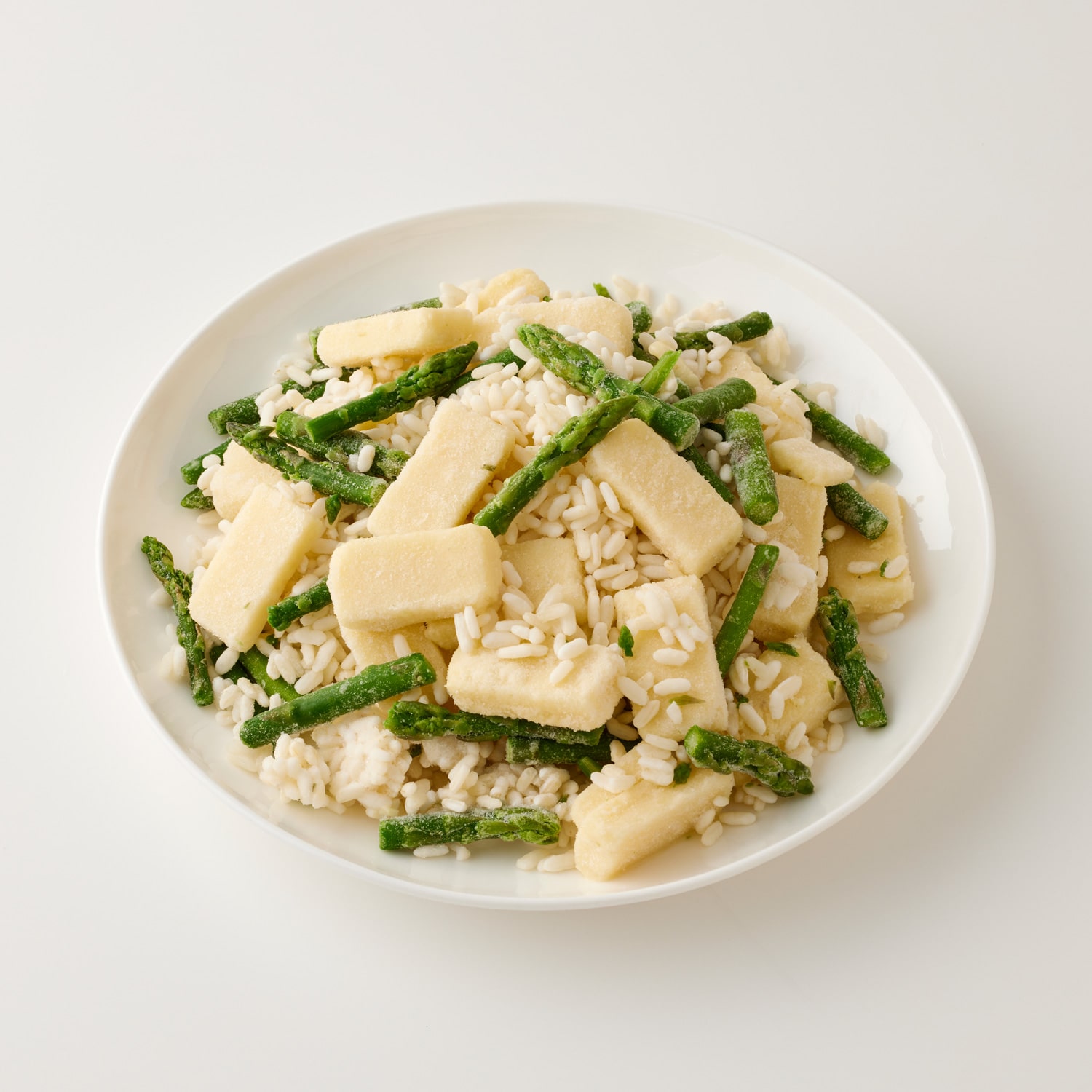 グリーンアスパラガスのリゾット