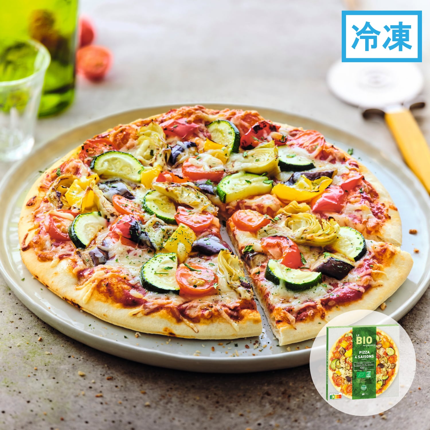 四季のBIO野菜のピッツァ