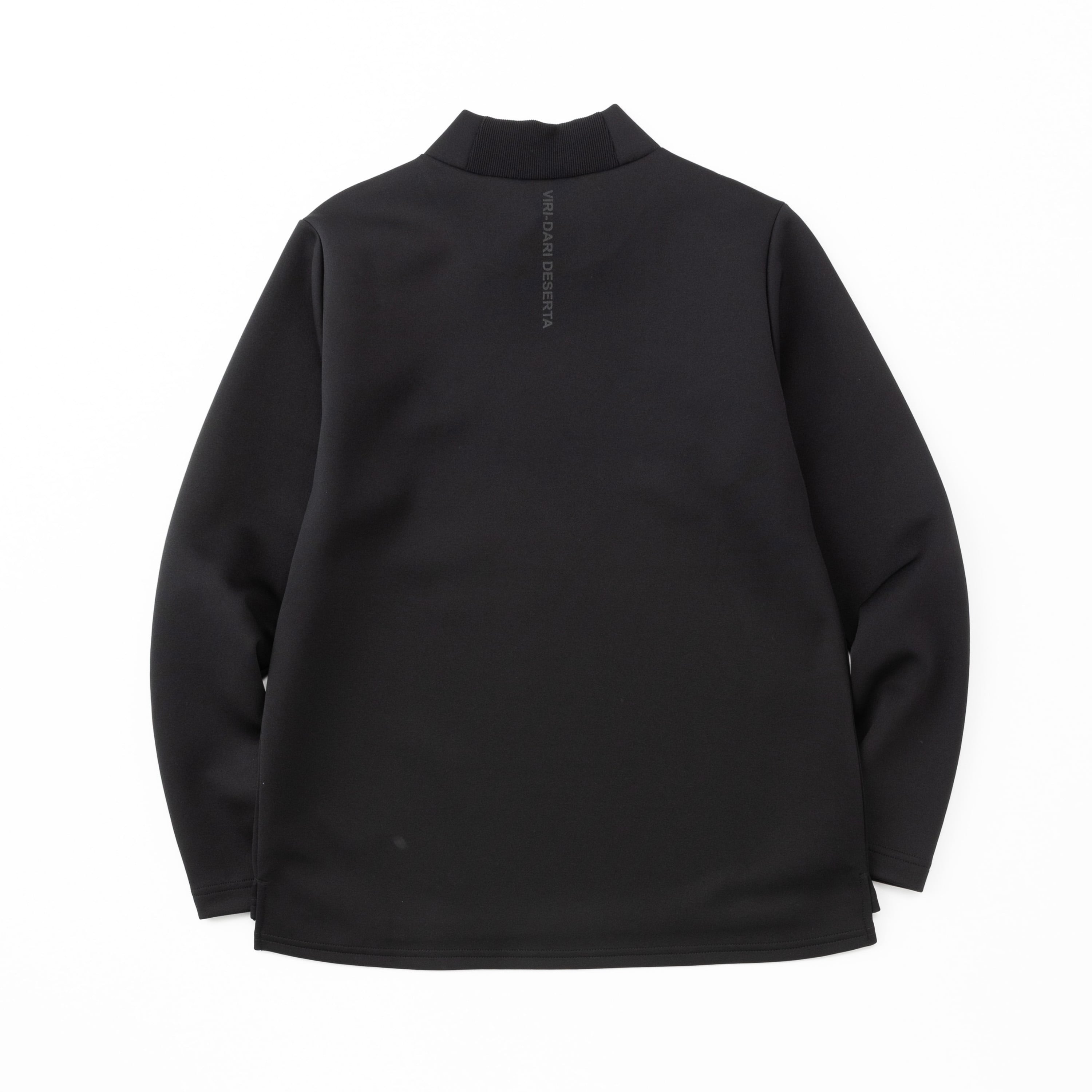L/S Mock Neck Tee【M】 Black M