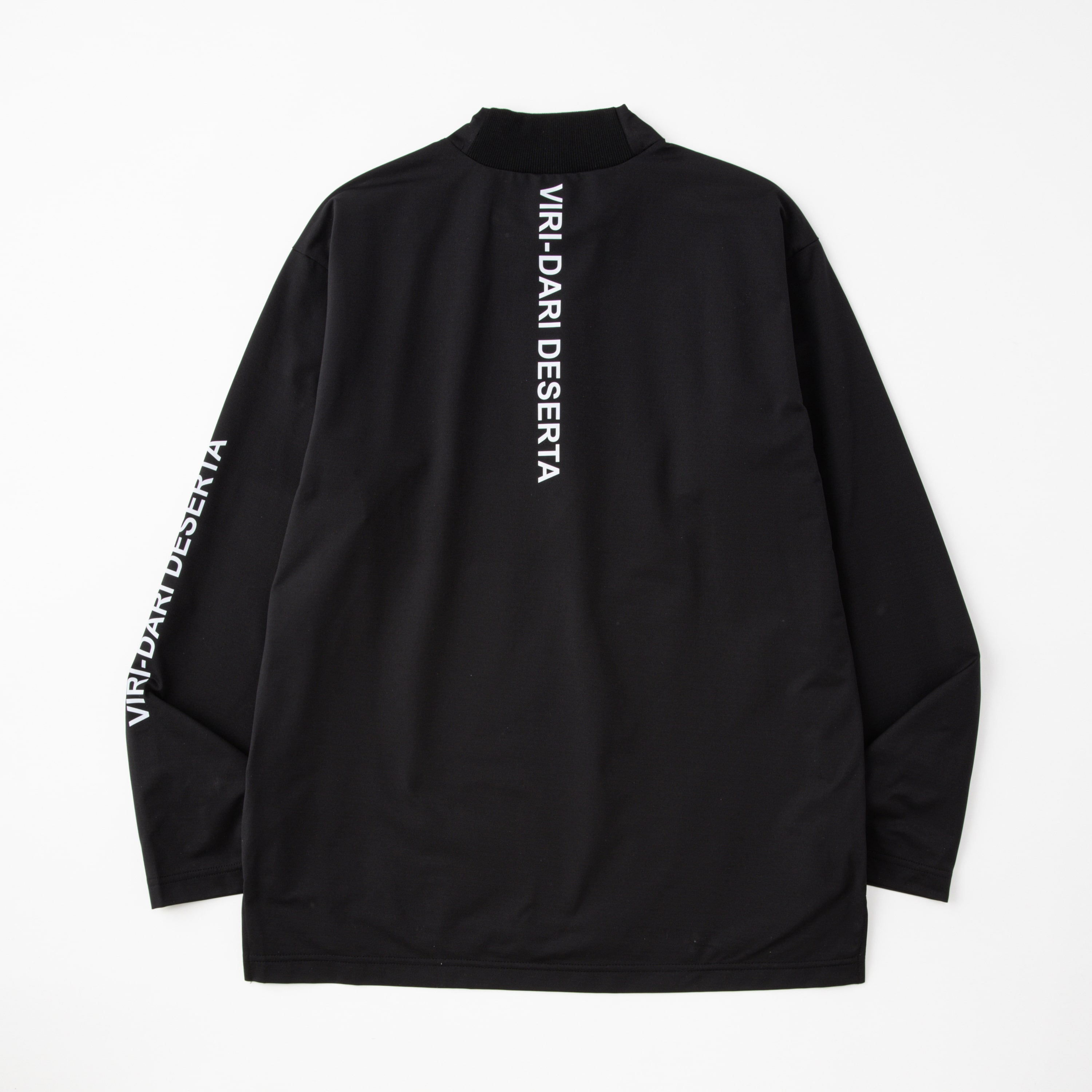L/S Mock Neck Tee【M】 Black M