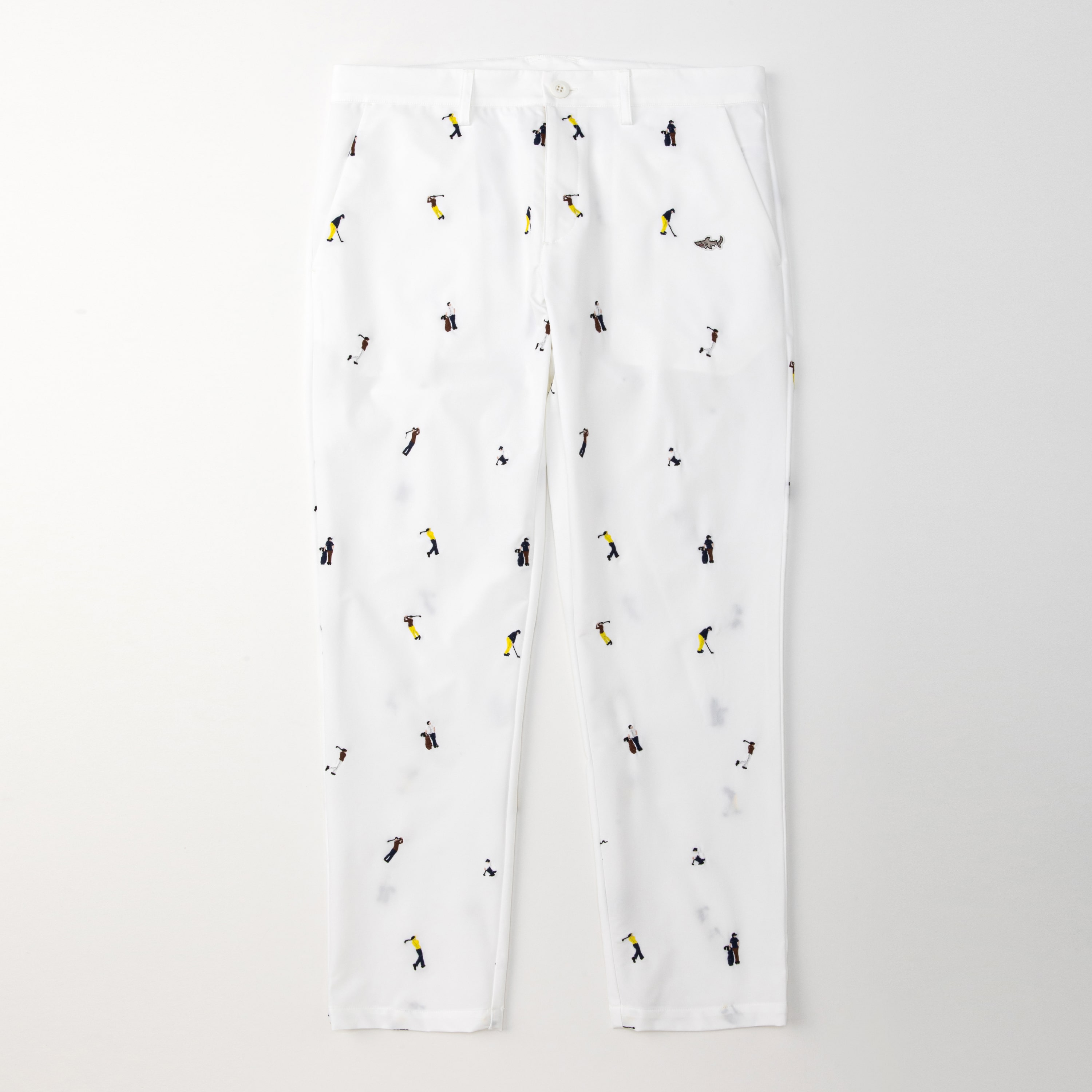 Cropped Pants （総刺繍）【M】