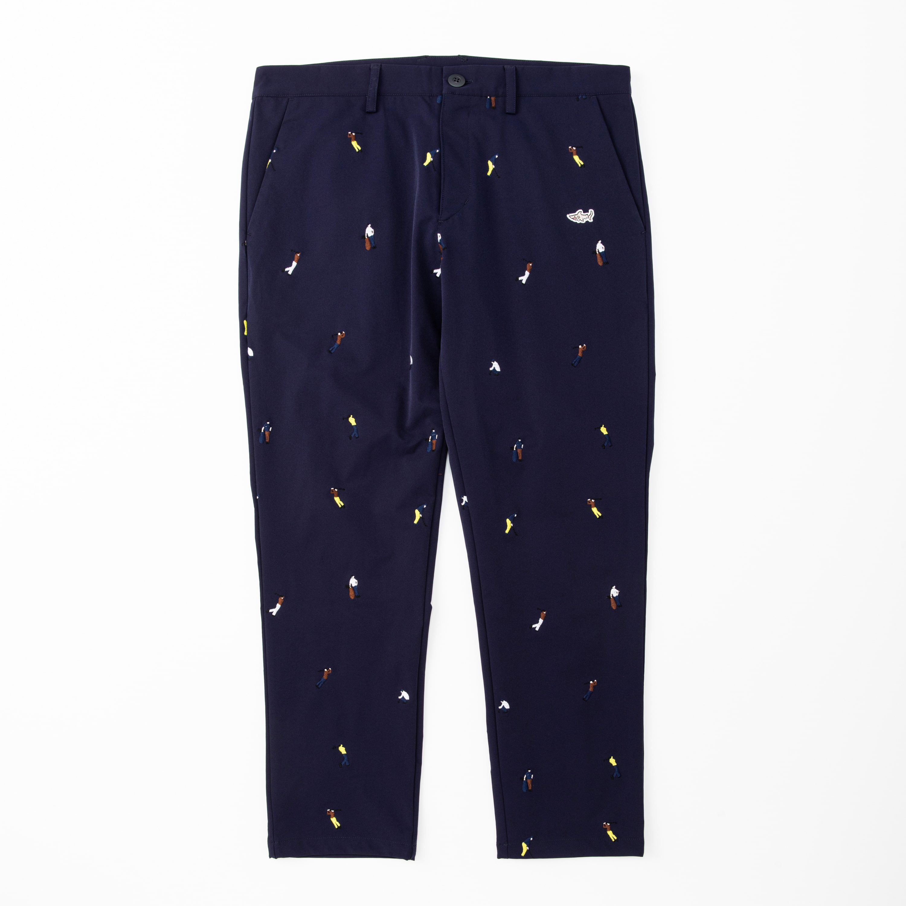 Cropped Pants （総刺繍）【M】