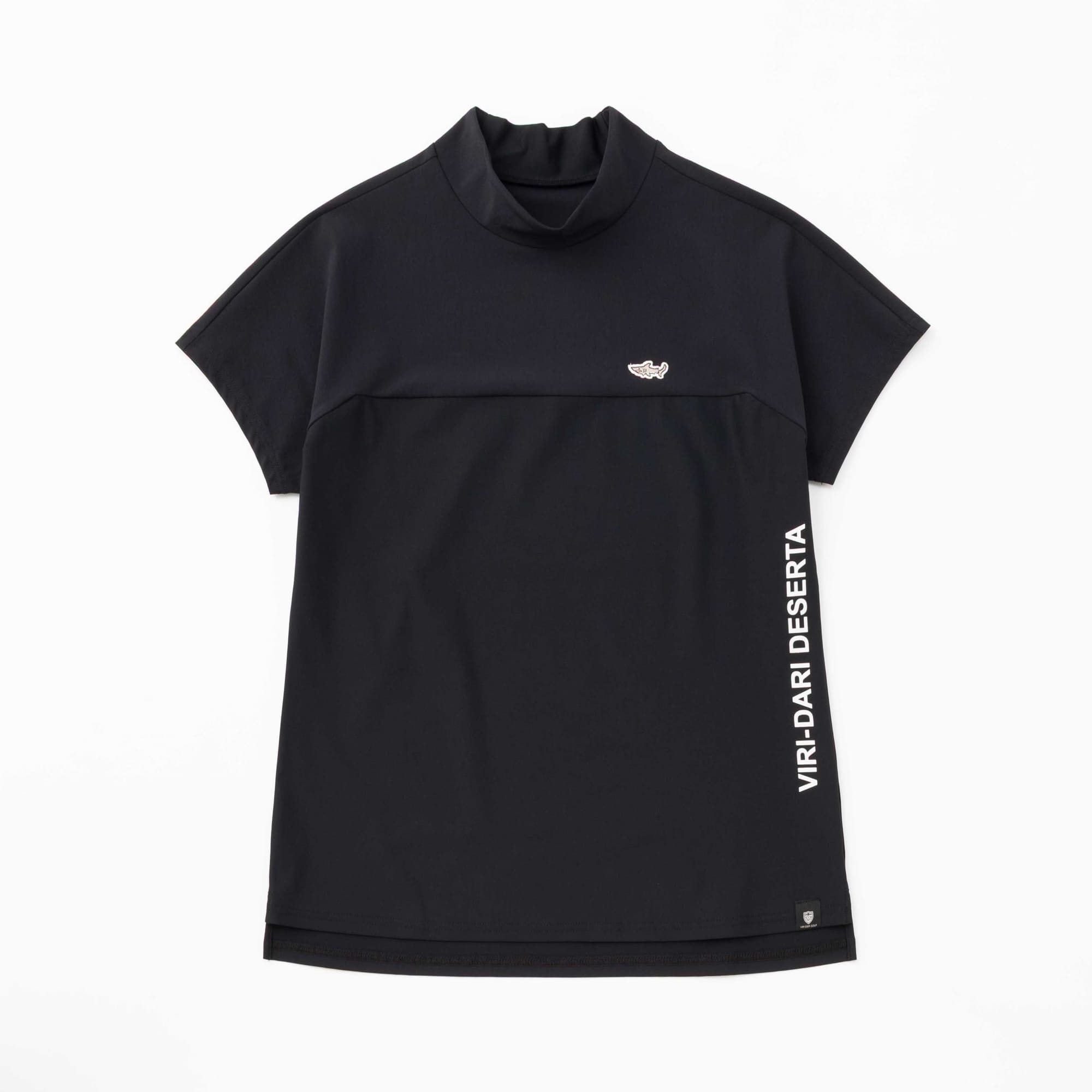 Bi-Color S/S Mock Neck Tee【M】