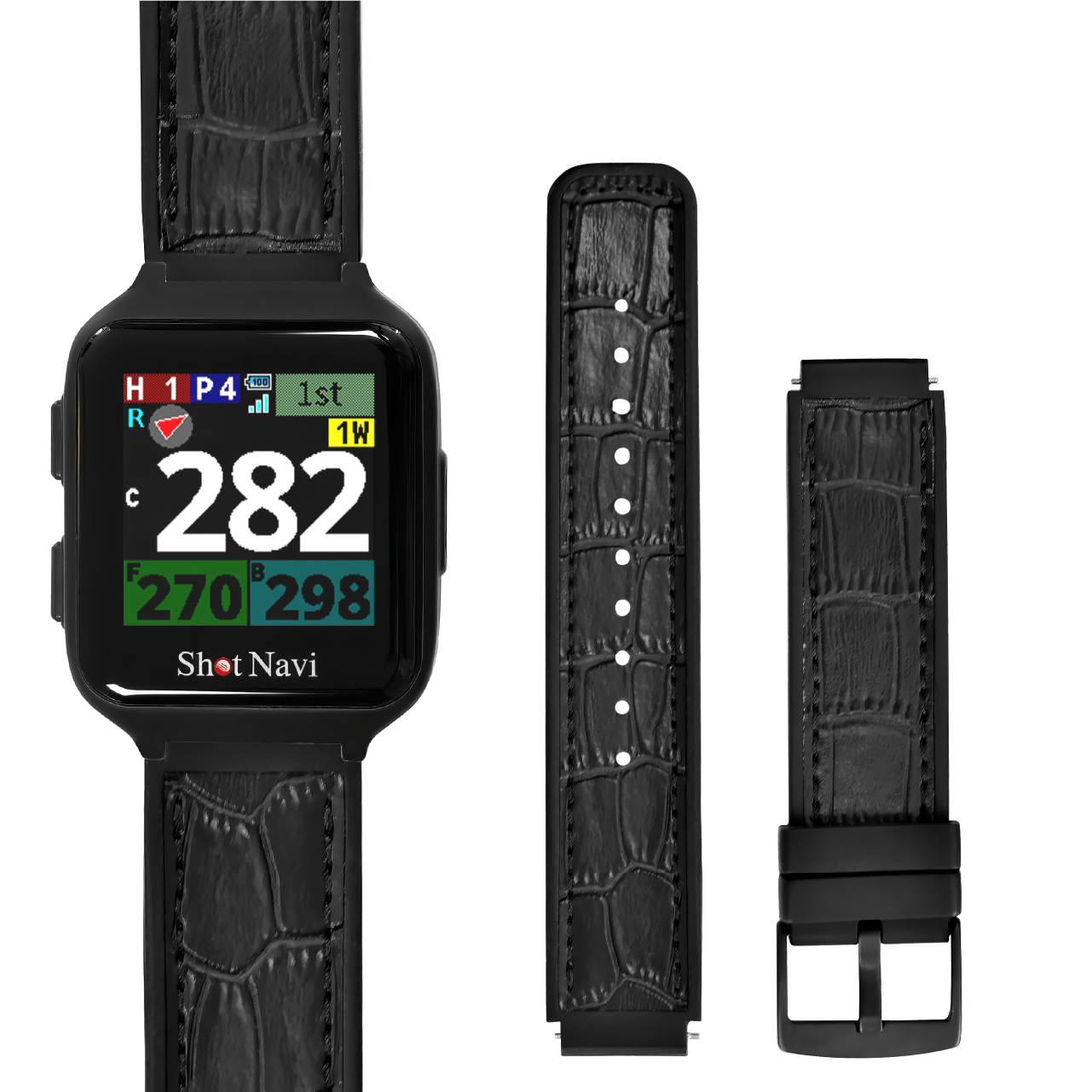 クロコダイル調ブラック