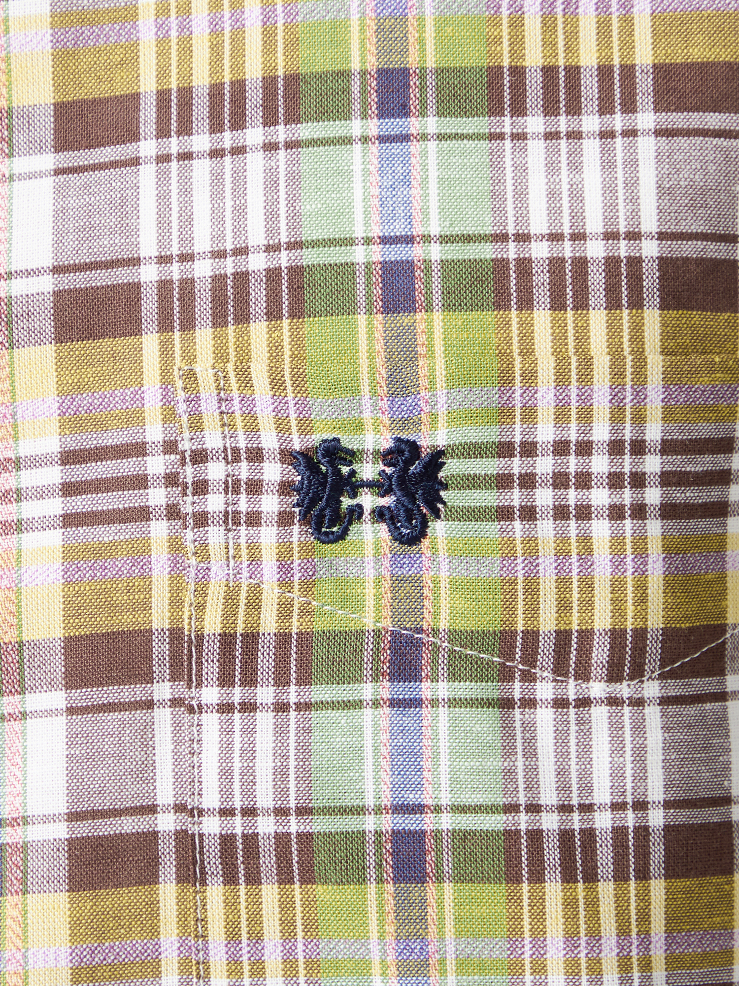 McGREGOR<メンズ>マドラスチェックシャツ ゴールド L