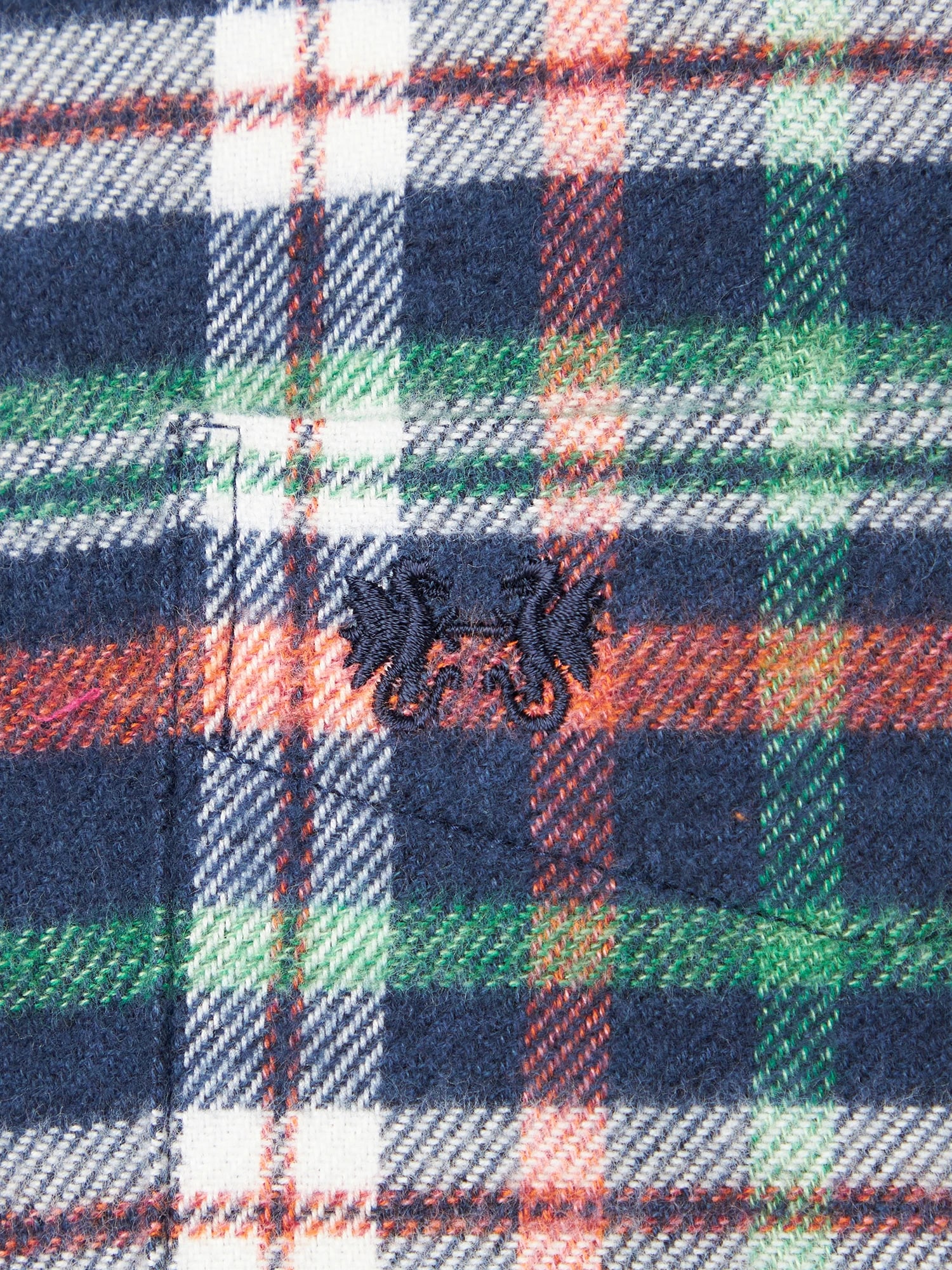 McGREGOR<メンズ>三つ杢カジュアルチェック ネイビー M