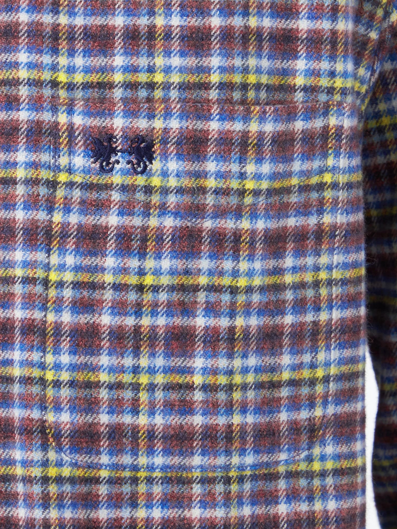 McGREGOR<メンズ>三つ杢シャツ レッド M