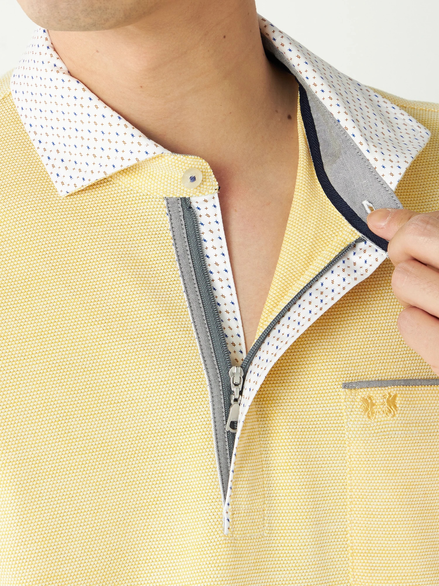 McGREGOR<メンズ>UVドライポロシャツ ゴールドイエロー XL