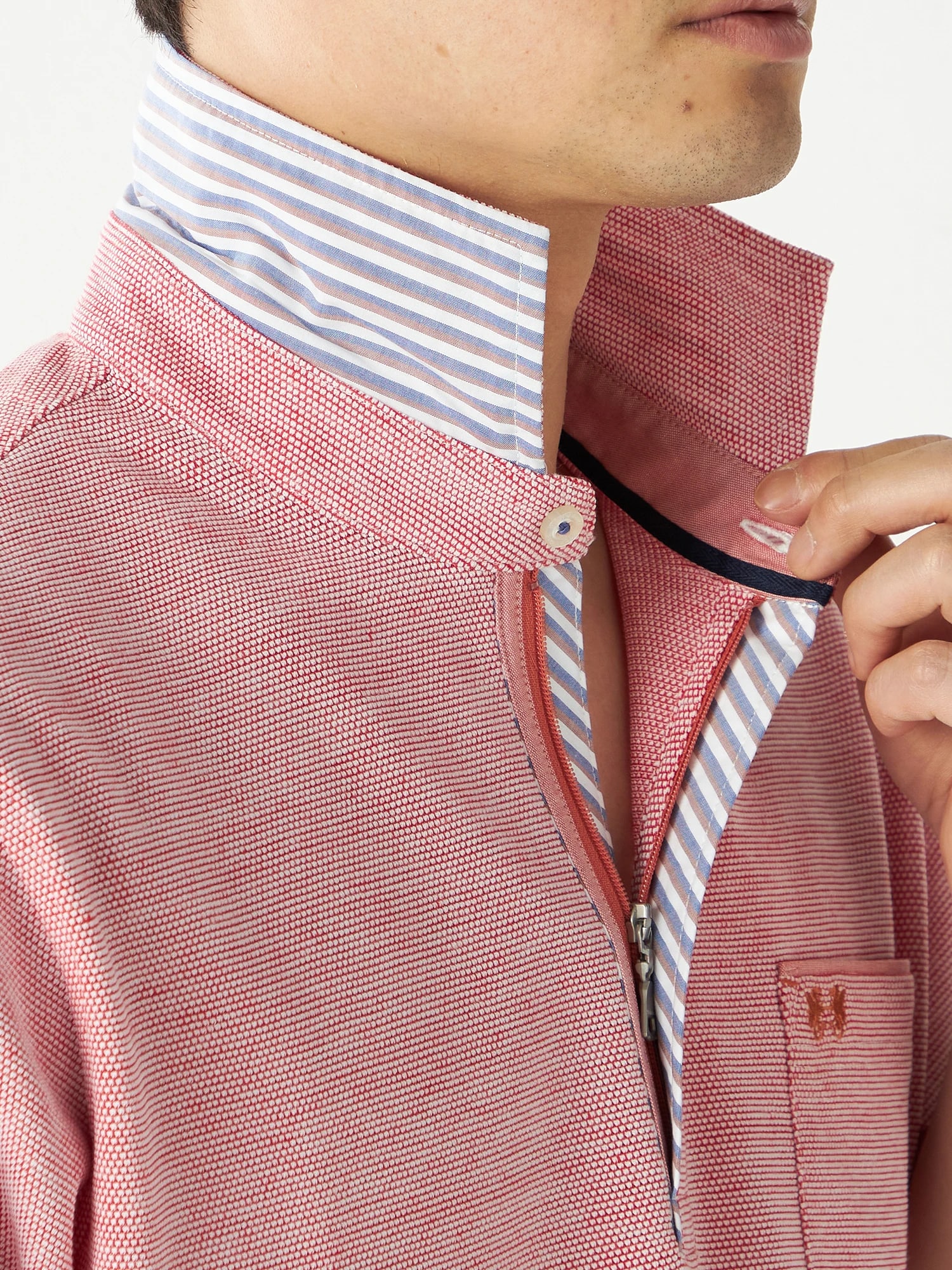 McGREGOR<メンズ>UVドライポロシャツ アプリコットオレンジ L