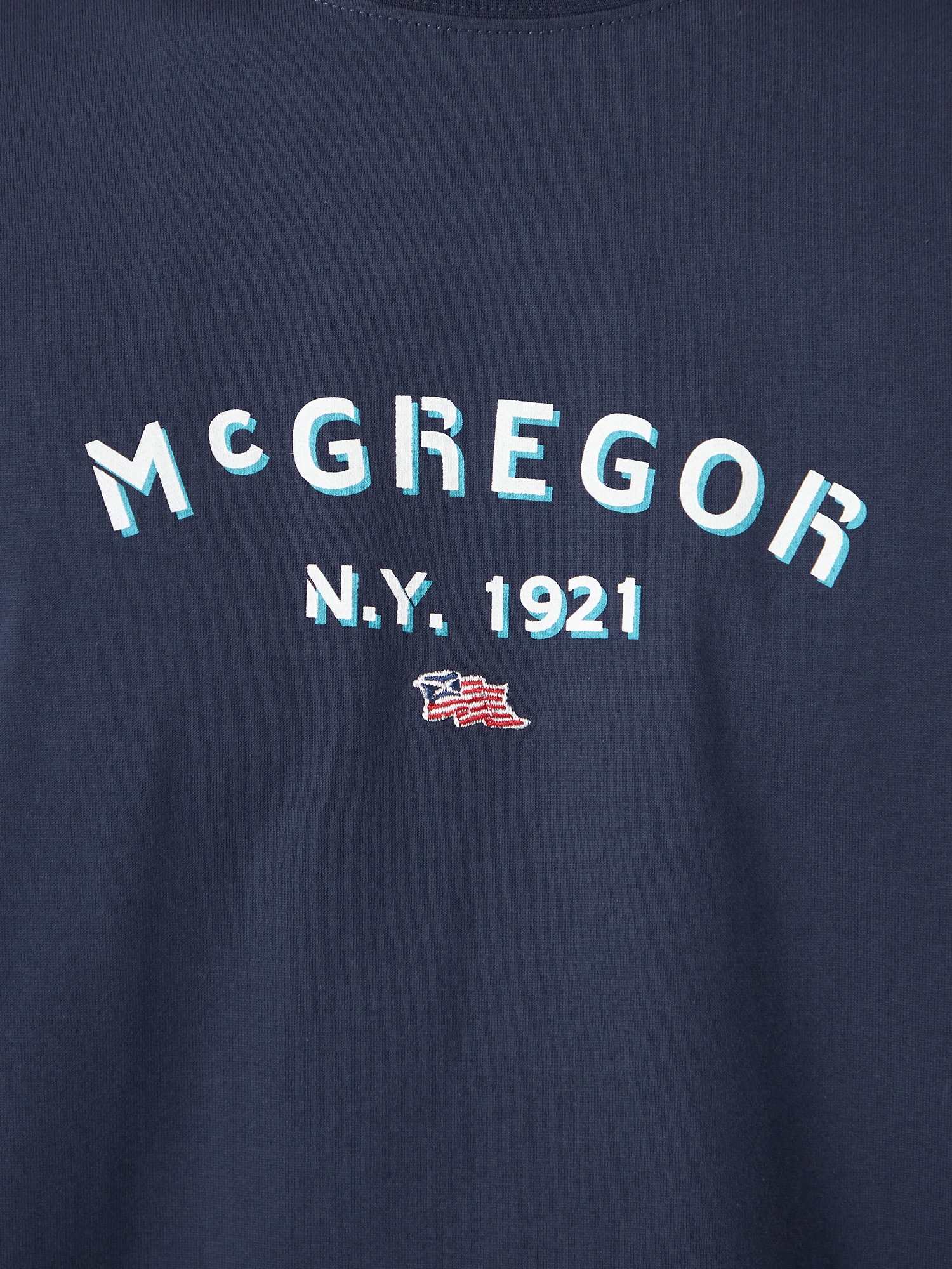 McGREGOR<メンズ>ロゴプリントTシャツ ネイビー M