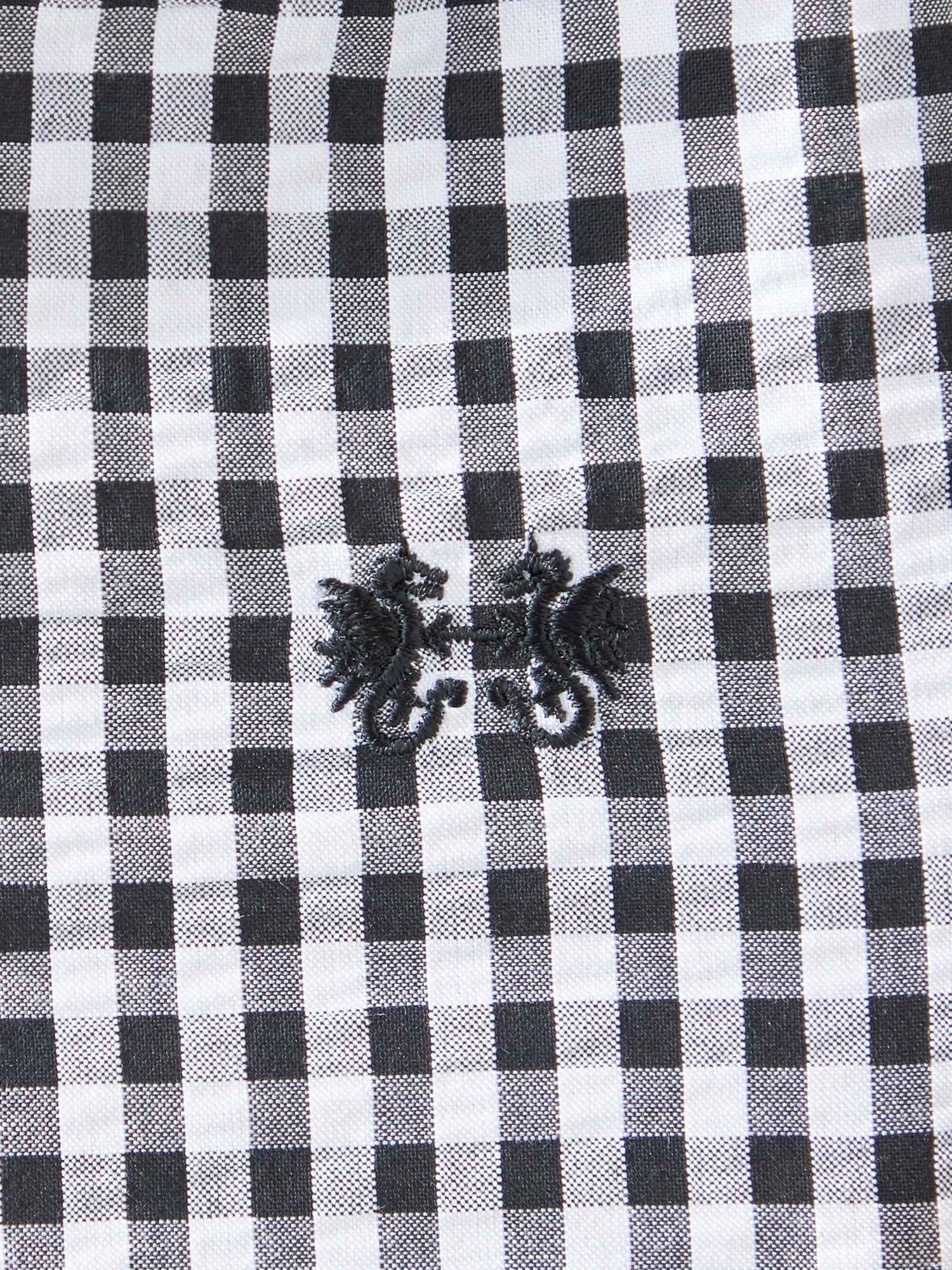 McGREGOR<ウィメンズ>【UVガード】サッカーギンガムシャツ ブラック L