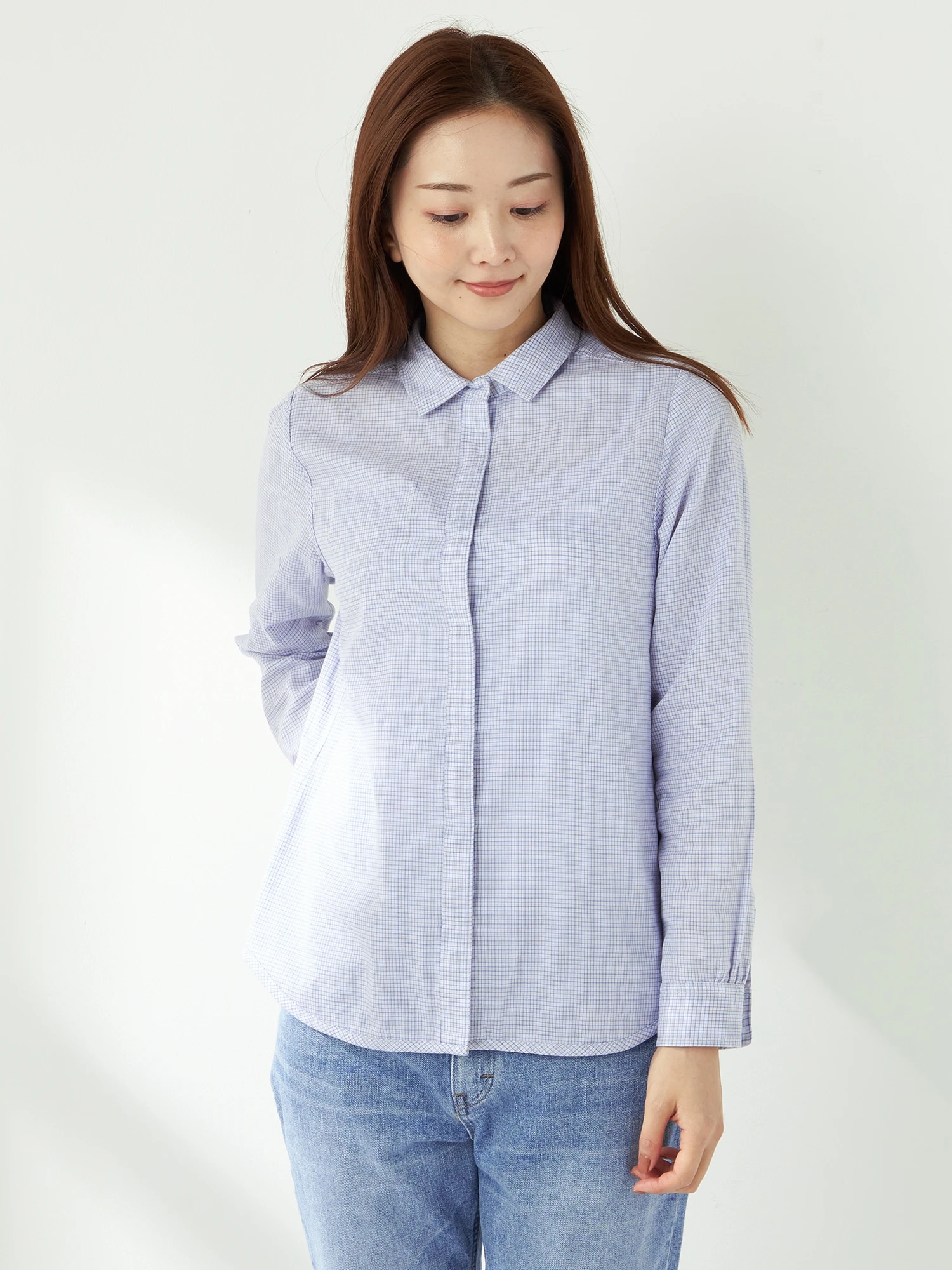 McGREGOR<ウィメンズ>二重織ガーゼレギュラーシャツ サンドベージュ L