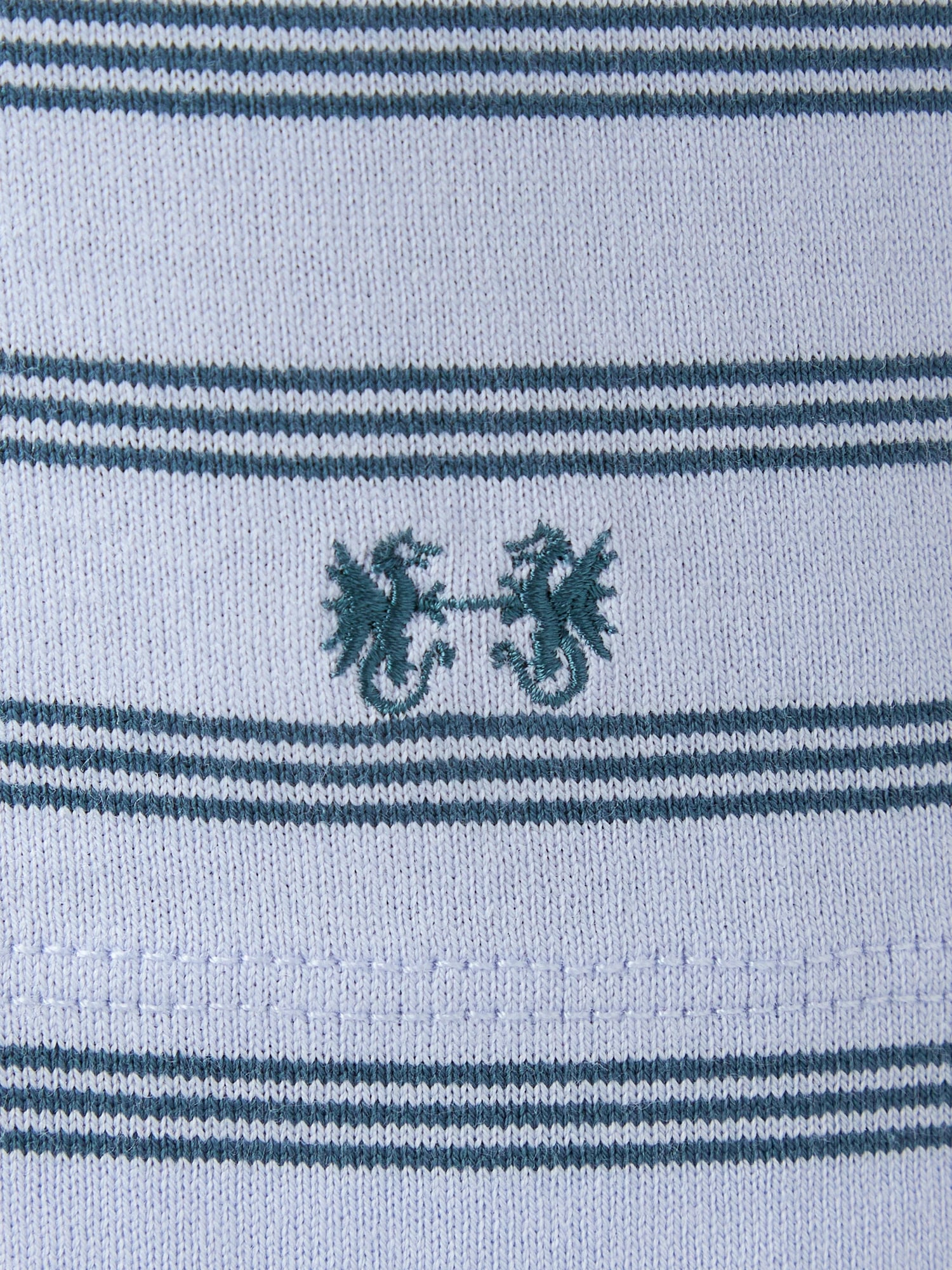 McGREGOR<ウィメンズ>コットンボーダーT ライトブルー M