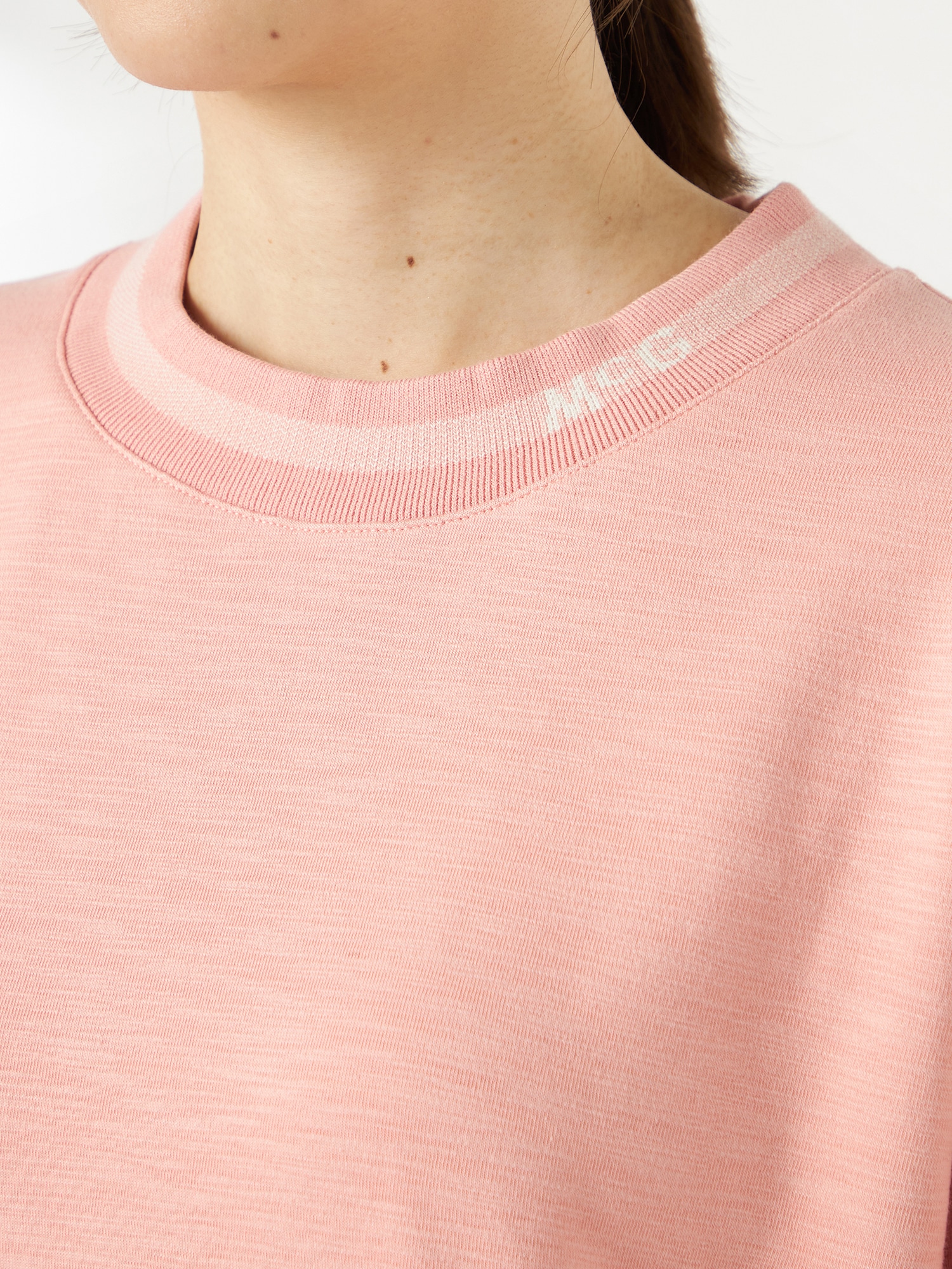 McGREGOR<ウィメンズ>コクーンシルエットスウェット コーラルピンク M