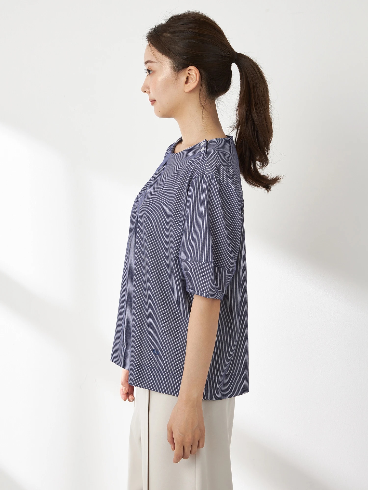 McGREGOR<ウィメンズ>【接触冷感】アーネストプルオーバー ミディアムネイビー M