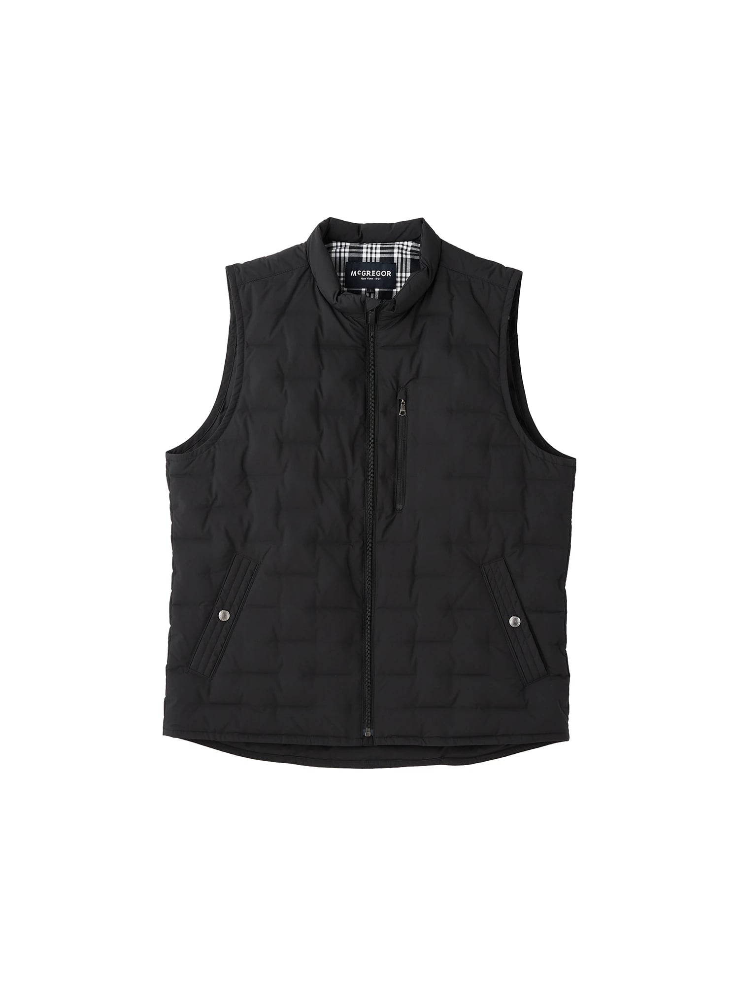 McGREGOR<メンズ>ステッチレスベスト ブラック M