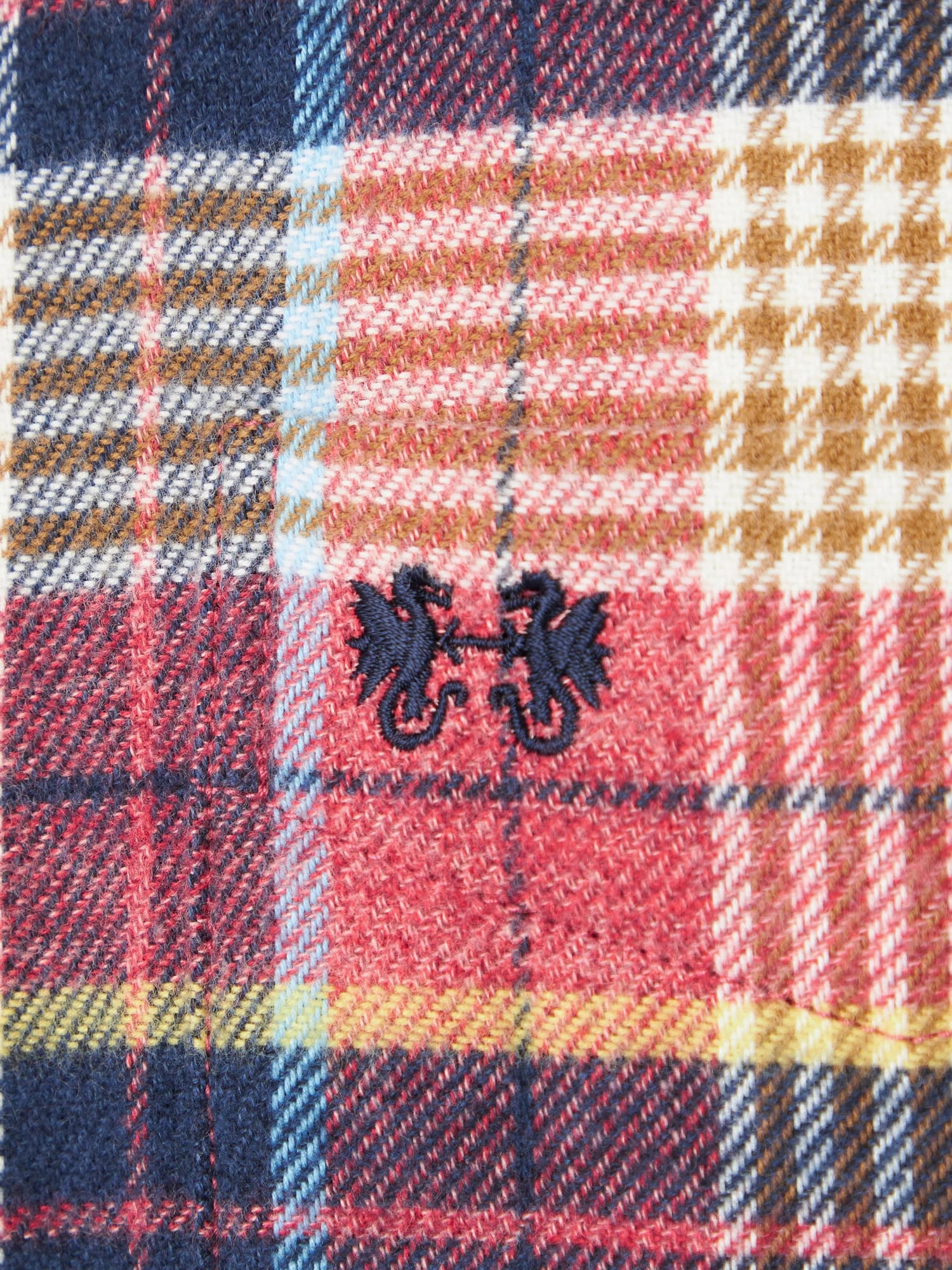 McGREGOR<メンズ>三つ杢チェック レッド M