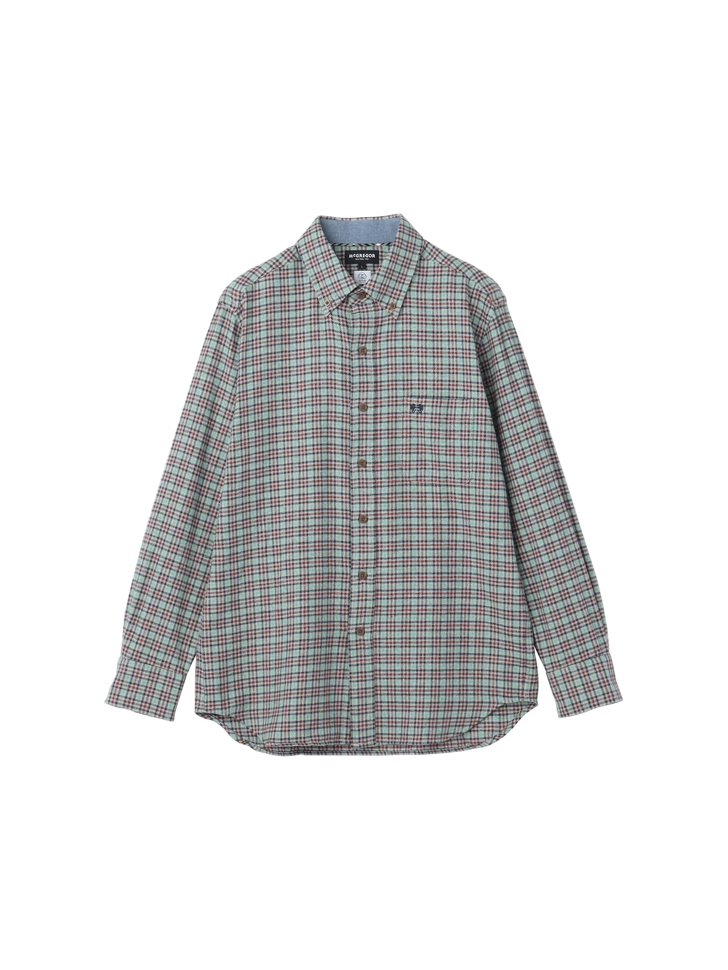 McGREGOR<メンズ>三つ杢カジュアルチェック グレー XL