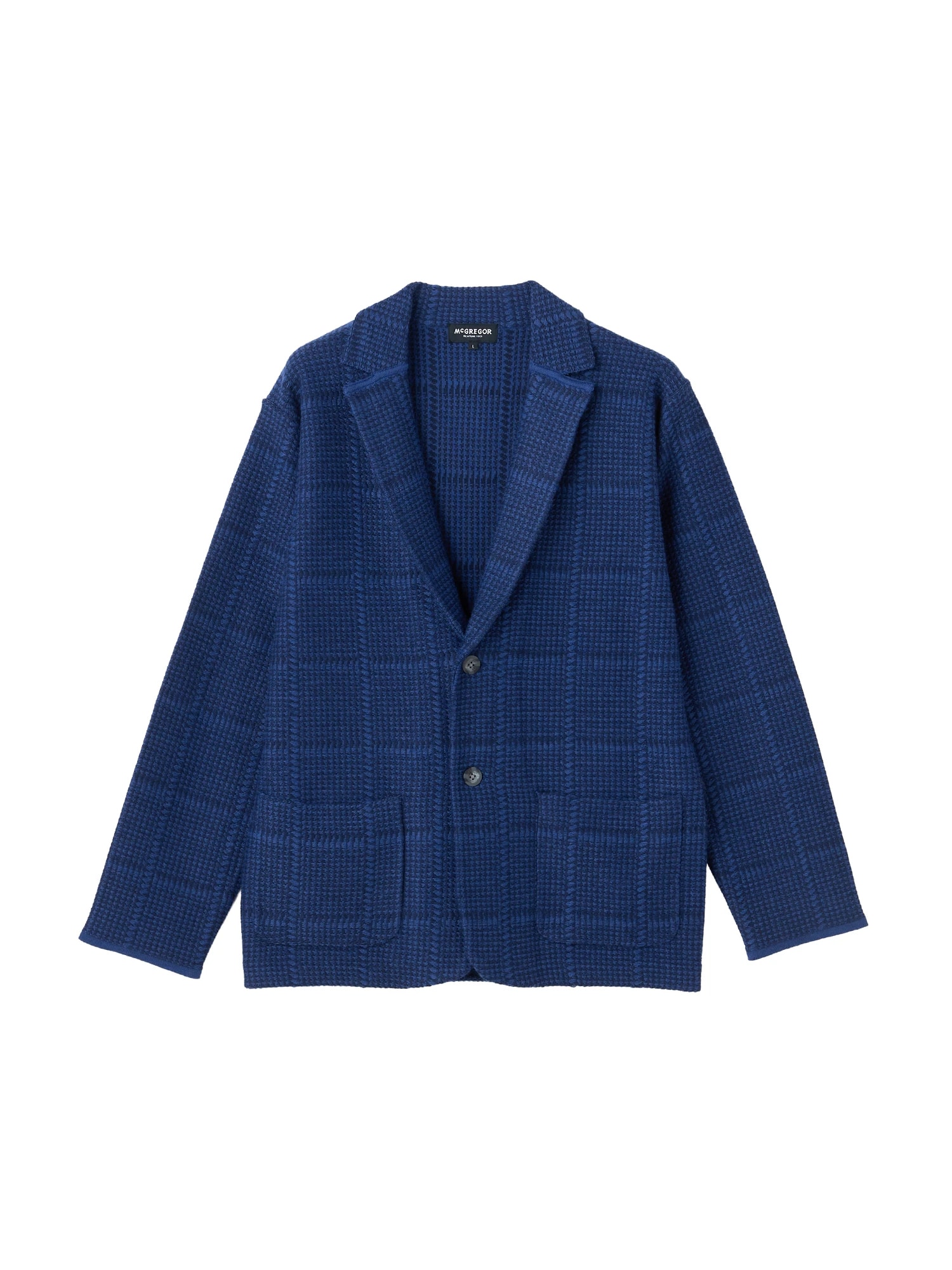 McGREGOR<メンズ>ニットジャケット ネイビー M
