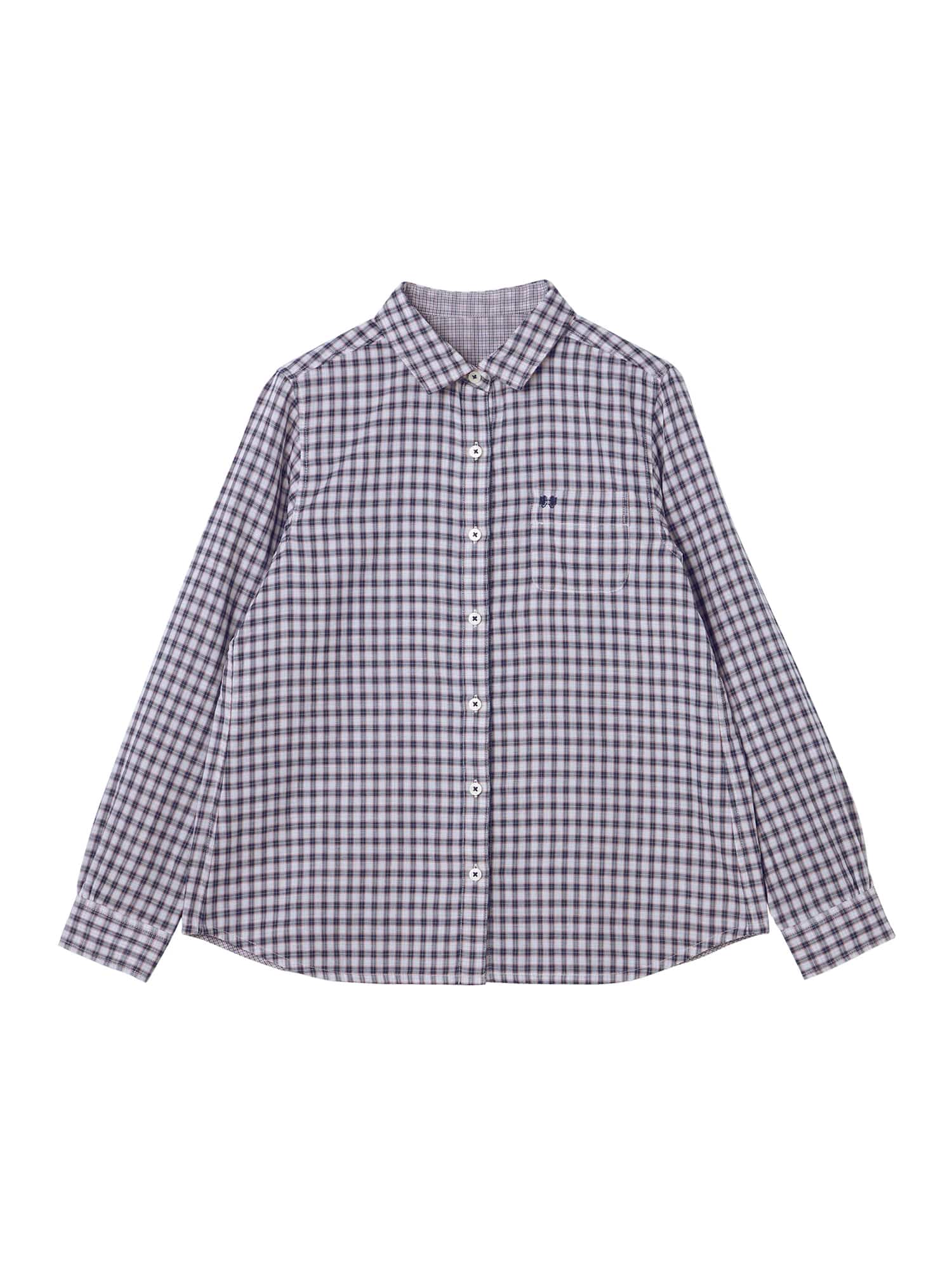 McGREGOR<ウィメンズ>二重織ガーゼレギュラーシャツ ネイビー M