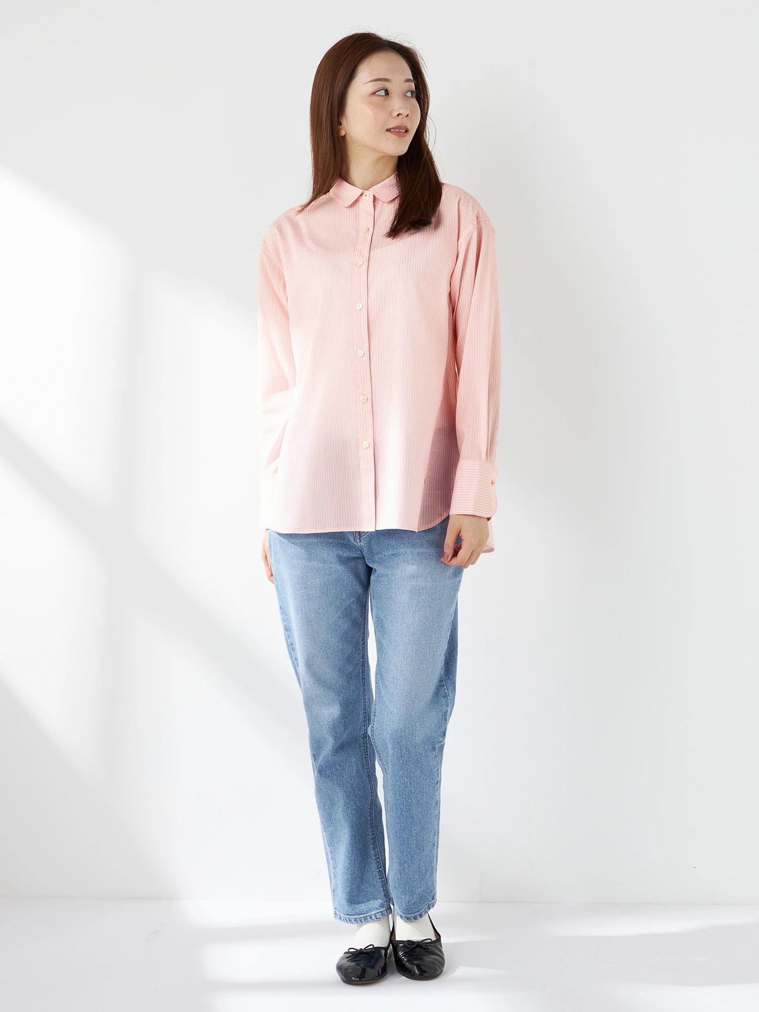 McGREGOR<ウィメンズ>コットンリヨセルチュニック コーラルピンク M