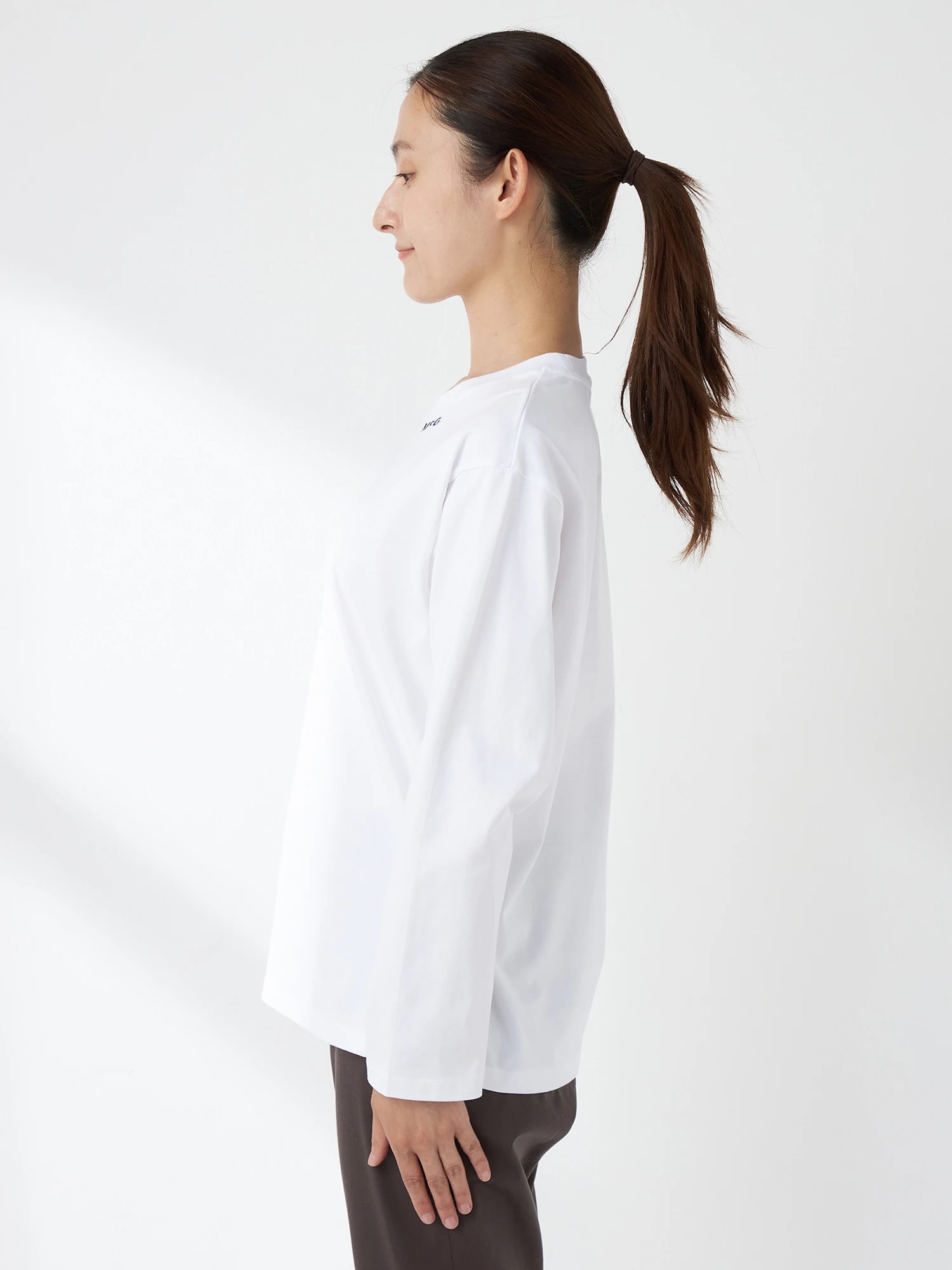 McGREGOR<ウィメンズ>ボーダー&無地T アイボリー M