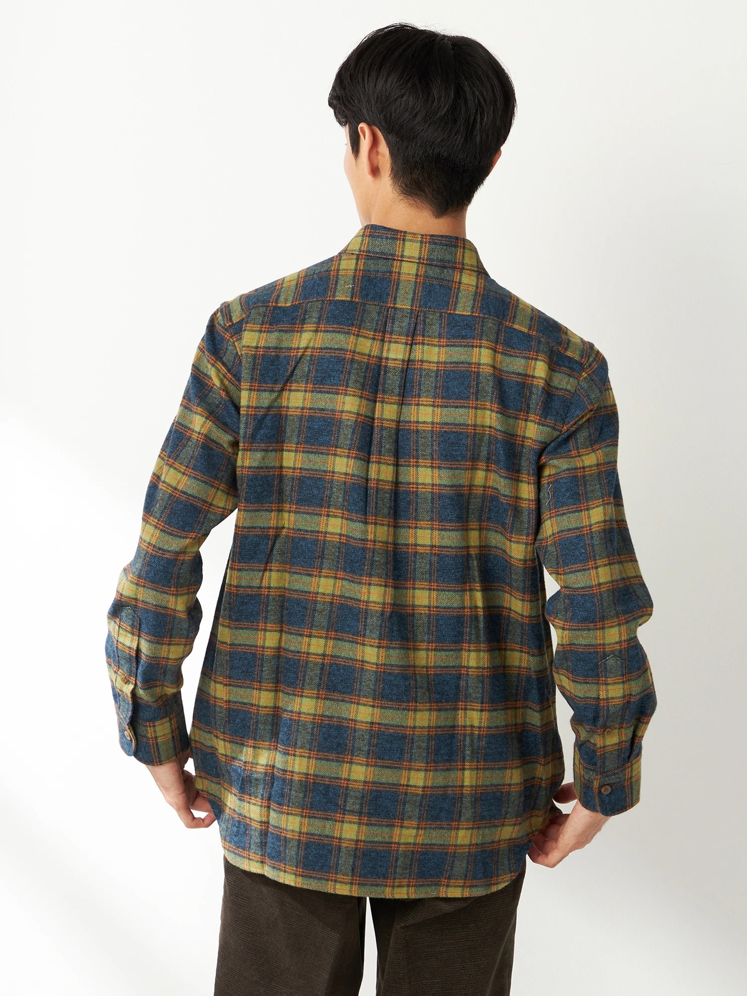 McGREGOR<メンズ>三つ杢チェック モス XL