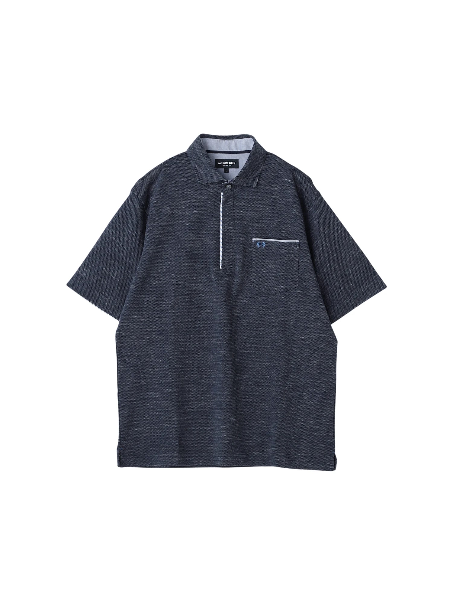 McGREGOR<メンズ>UVドライポロシャツ ネイビー L
