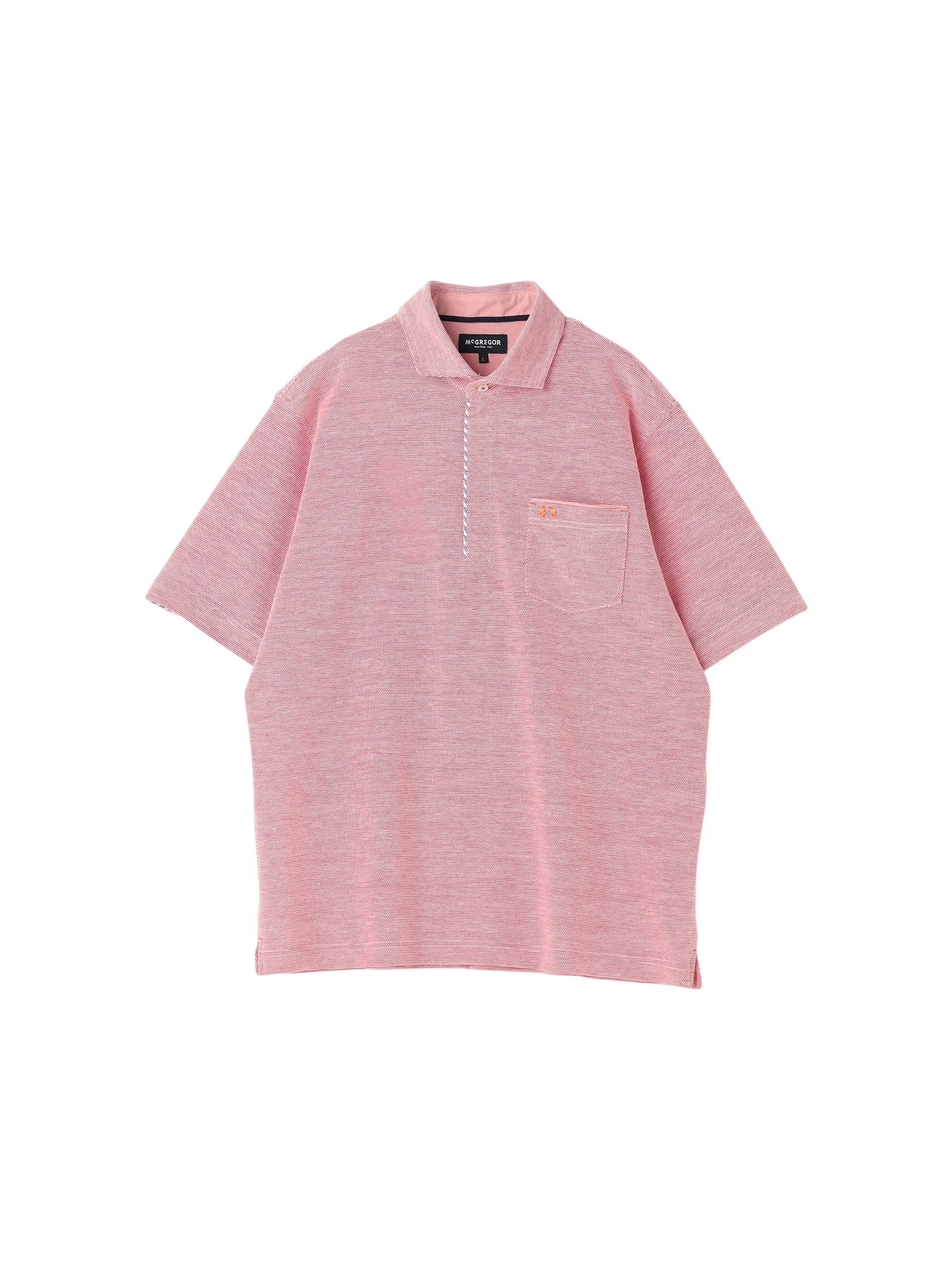 McGREGOR<メンズ>UVドライポロシャツ アプリコットオレンジ M