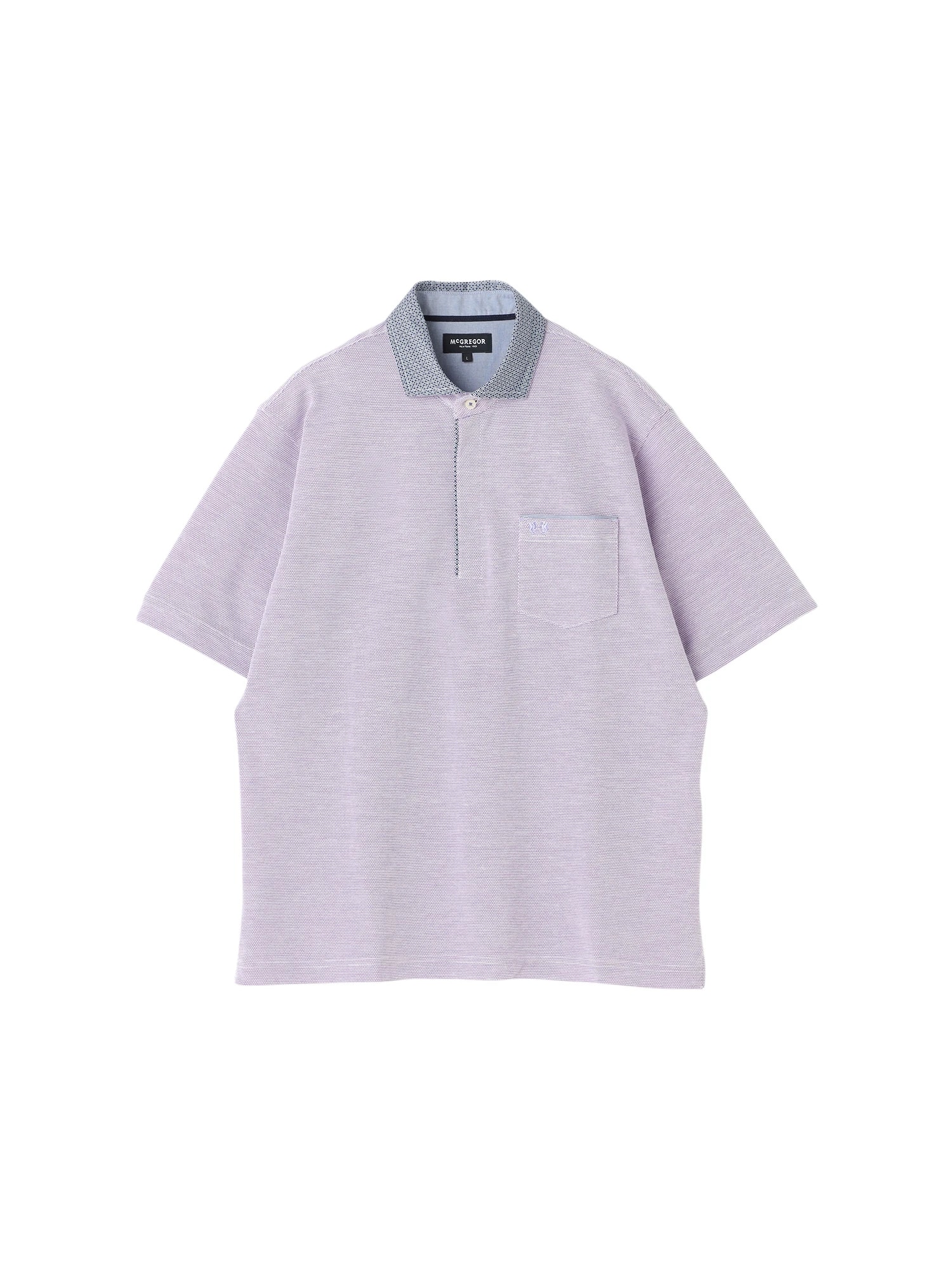 McGREGOR<メンズ>UVドライポロシャツ ラベンダー L