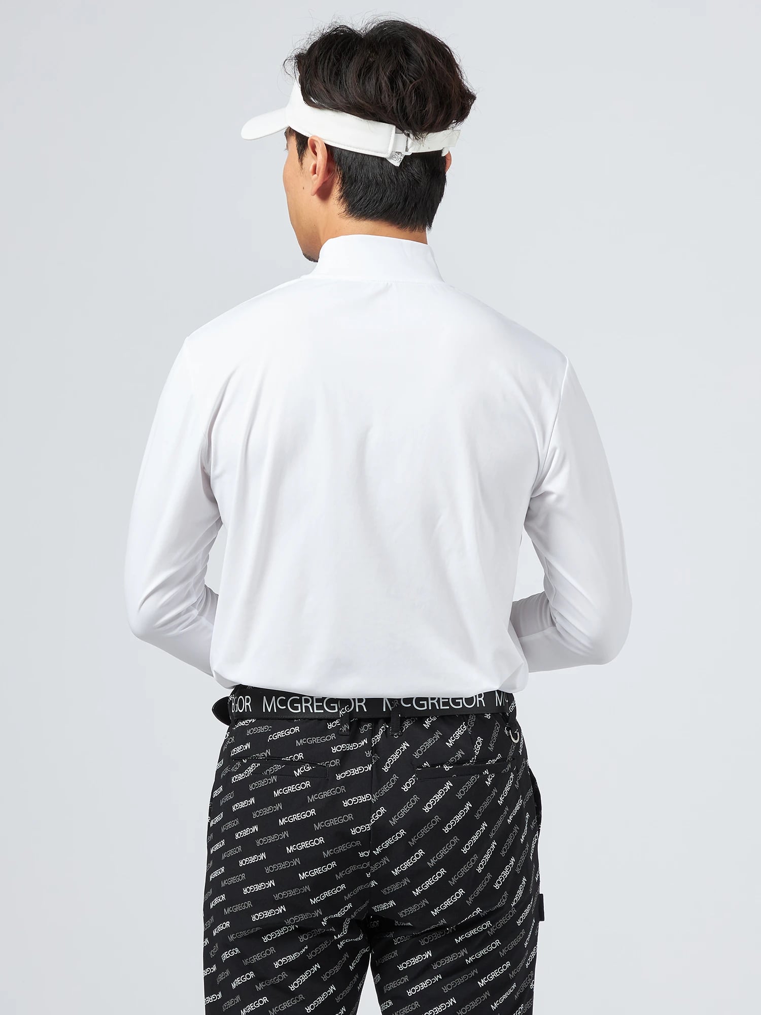 McGREGOR GOLF <メンズ>無地モックネック アイボリー L