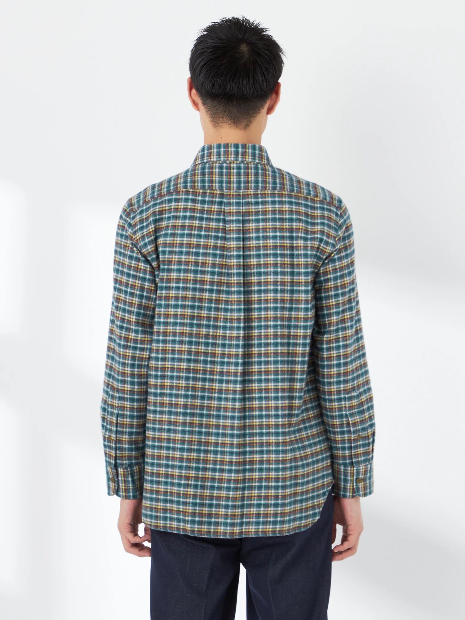 McGREGOR<メンズ>三つ杢シャツ グリーン M