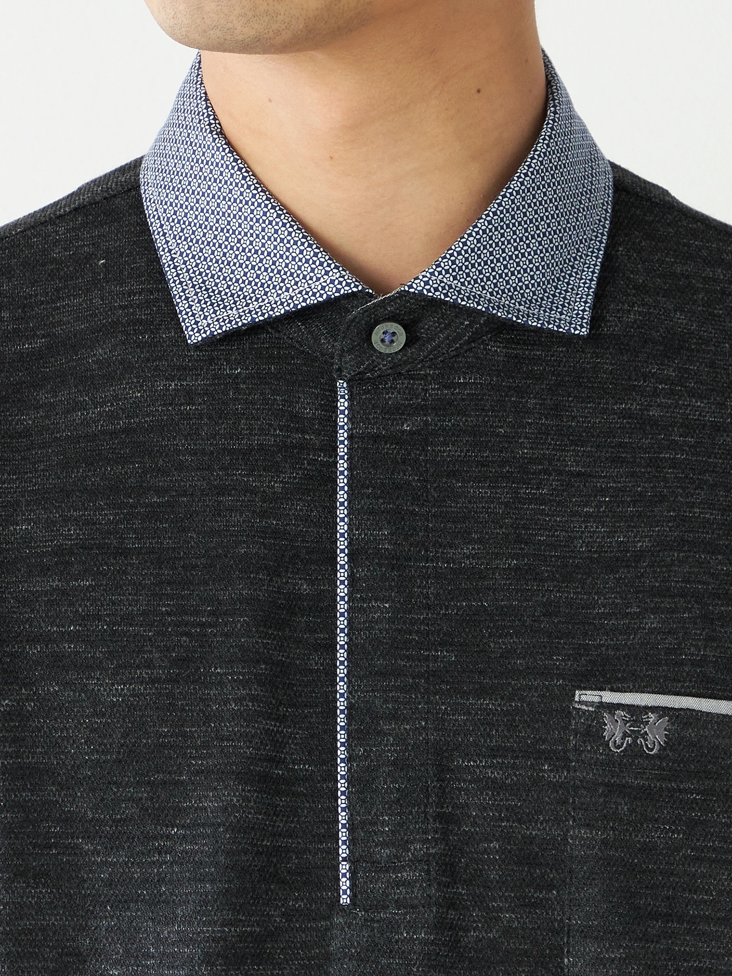 McGREGOR<メンズ>UVドライポロシャツ チャコール M