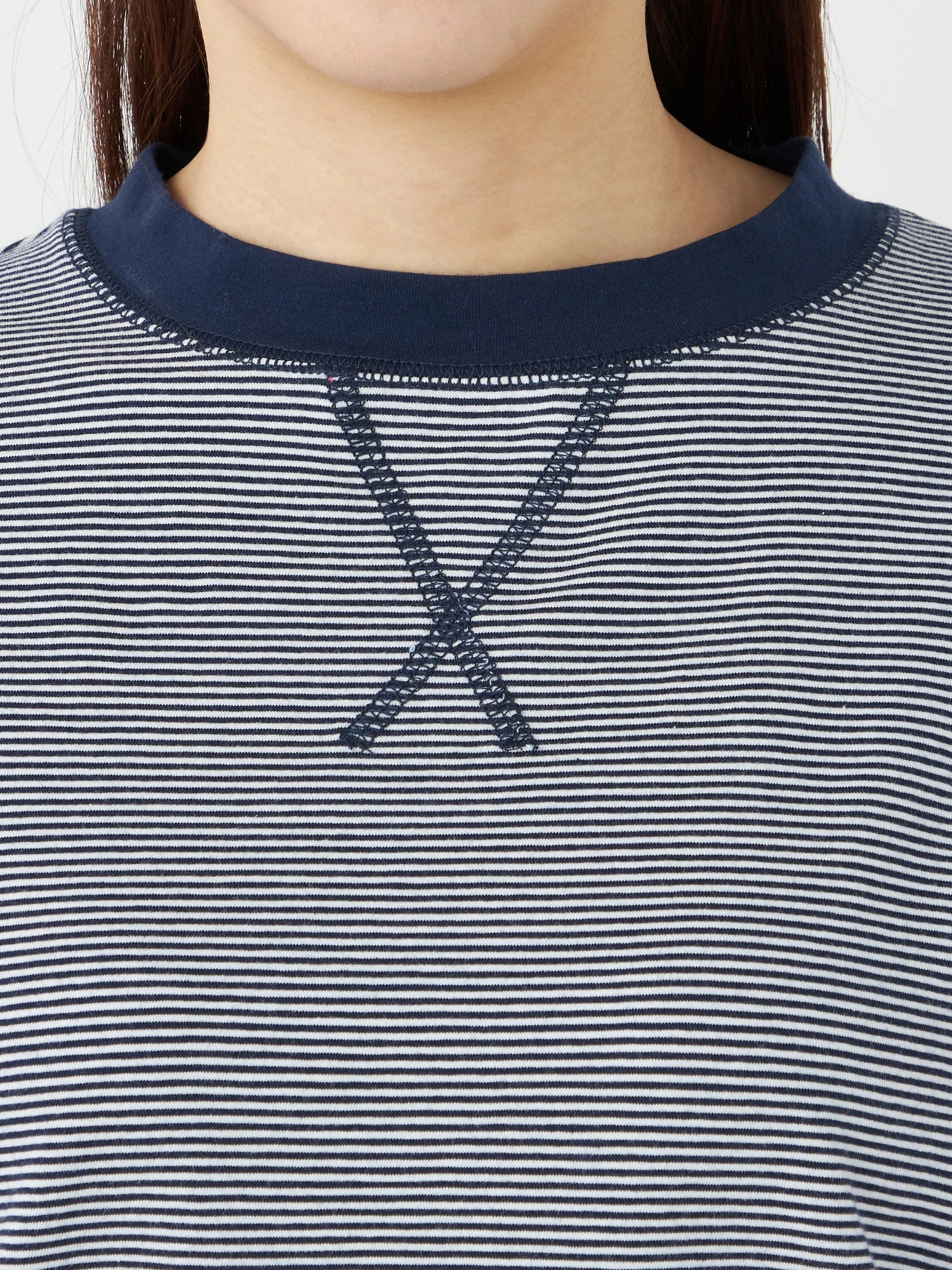 McGREGOR<ウィメンズ>ボーダーT ネイビー M