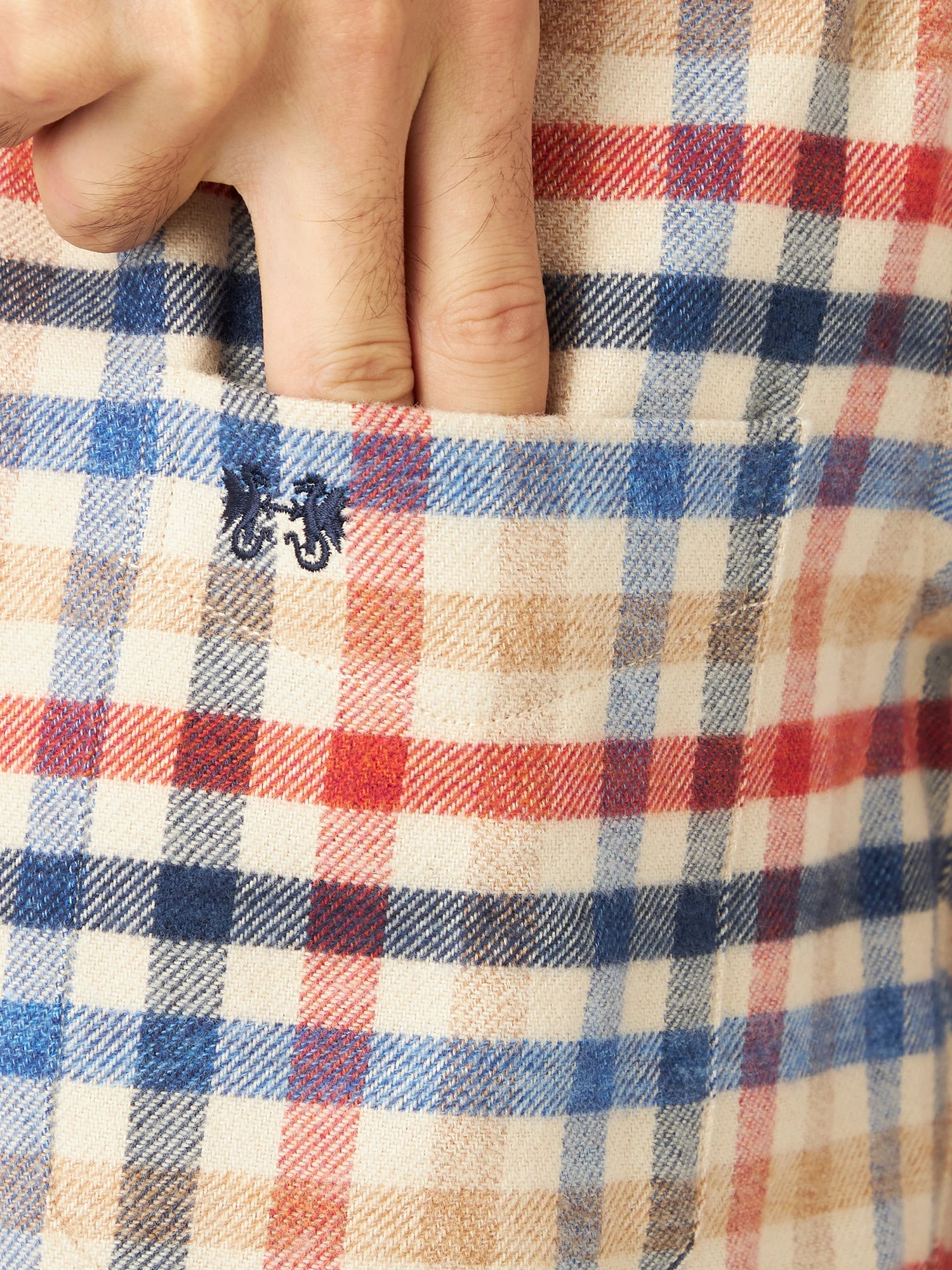 McGREGOR<メンズ>三つ杢カジュアルチェック サンドベージュ M