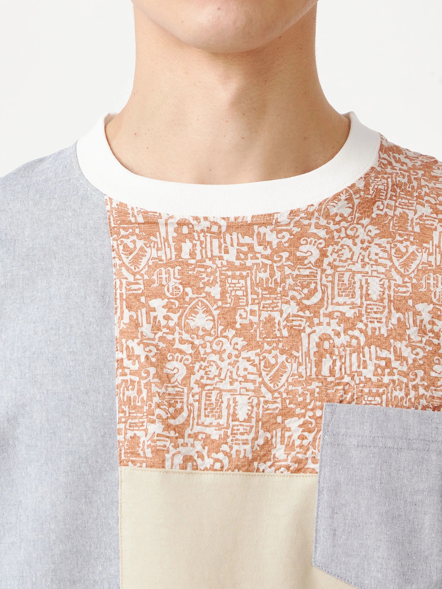McGREGOR<メンズ>アーカイブリゾートブロッキングTシャツ アイボリー M