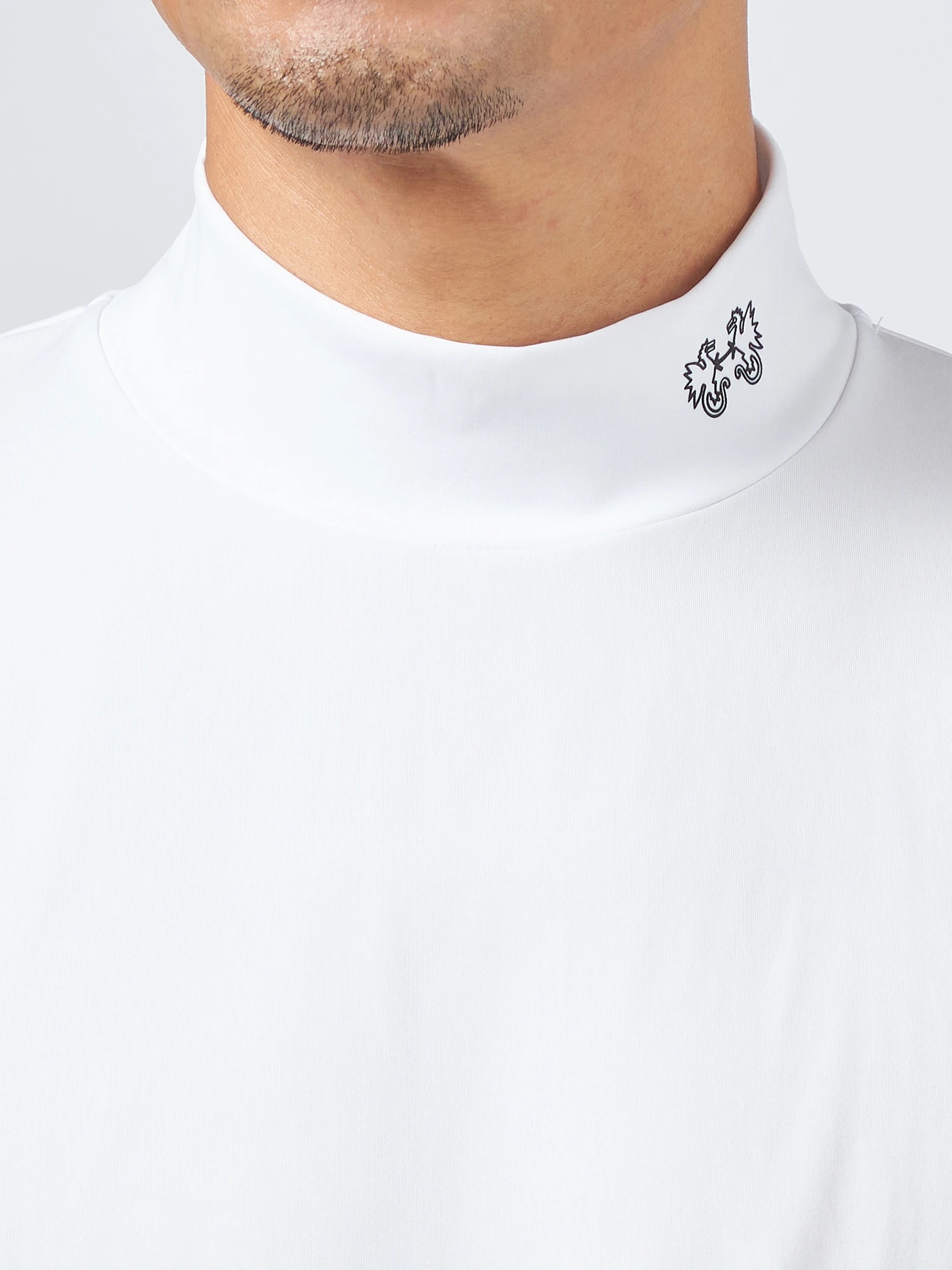 McGREGOR GOLF <メンズ>無地モックネック アイボリー L