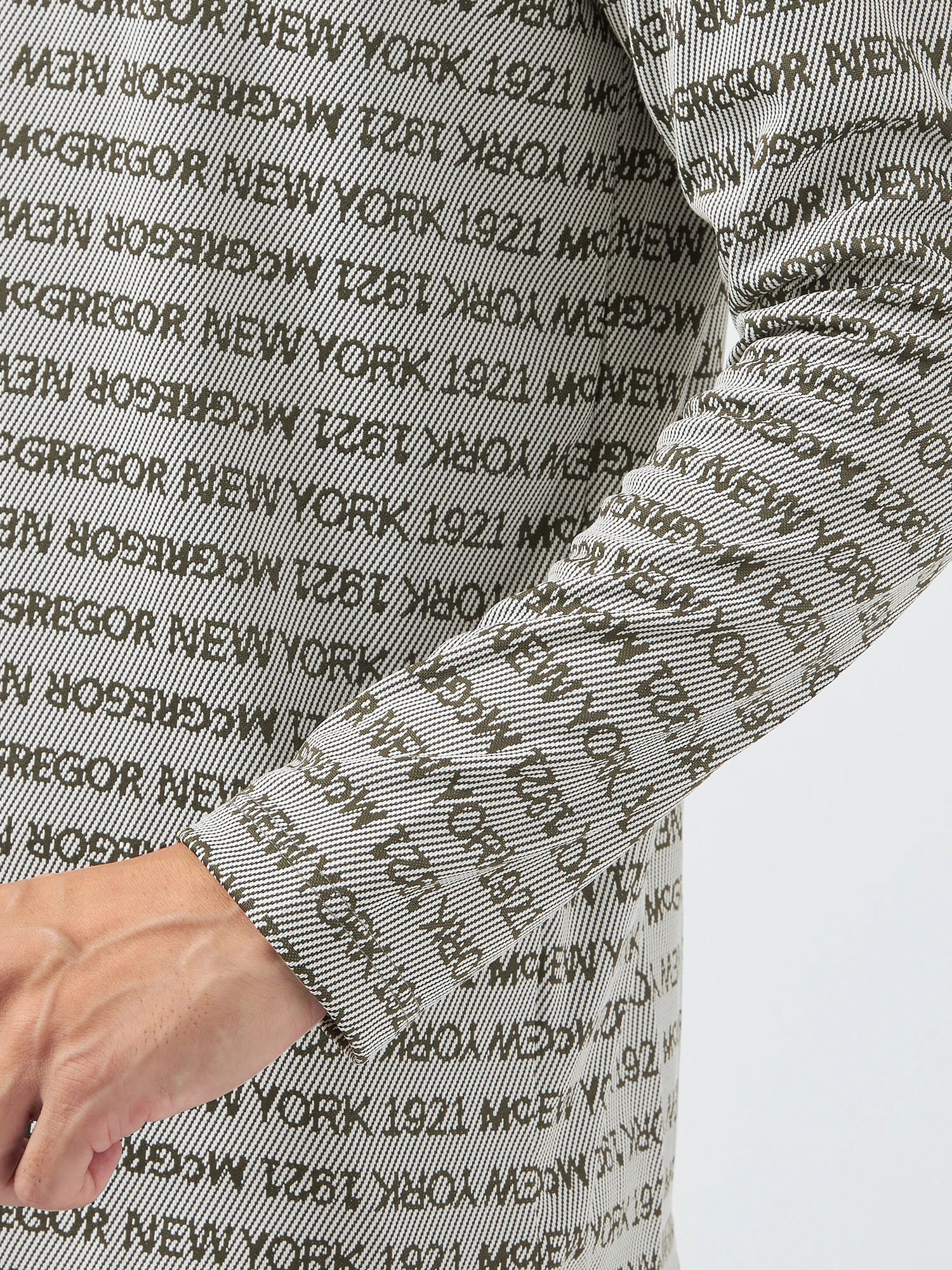 McGREGOR GOLF<メンズ> ジャカードモックネック ブラック M