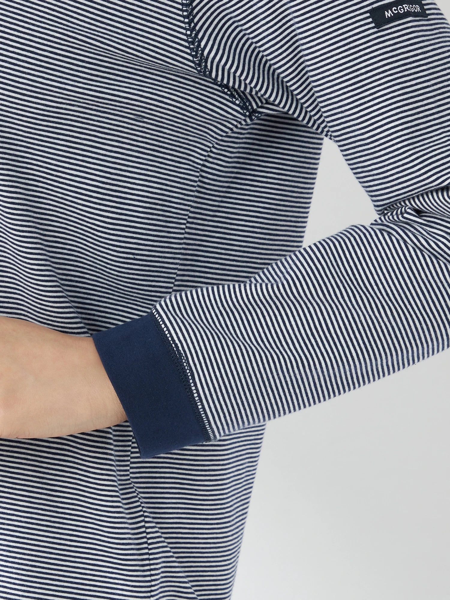 McGREGOR<ウィメンズ>ボーダーT ネイビー M