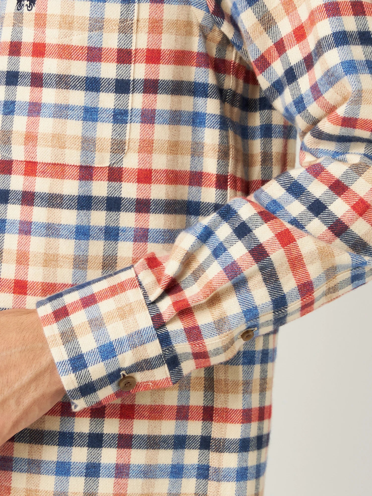 McGREGOR<メンズ>三つ杢カジュアルチェック サンドベージュ M