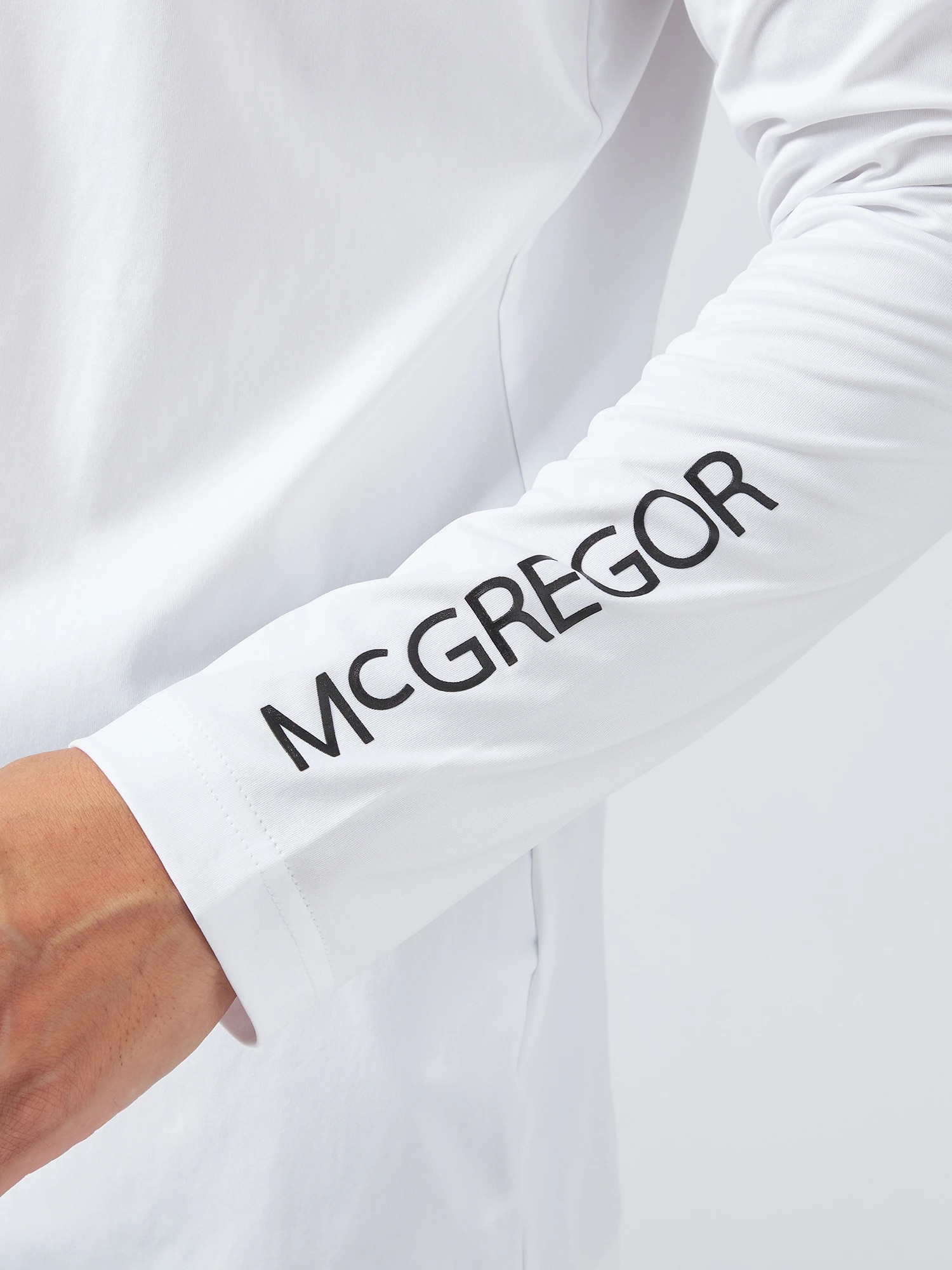 McGREGOR GOLF <メンズ>無地モックネック アイボリー L